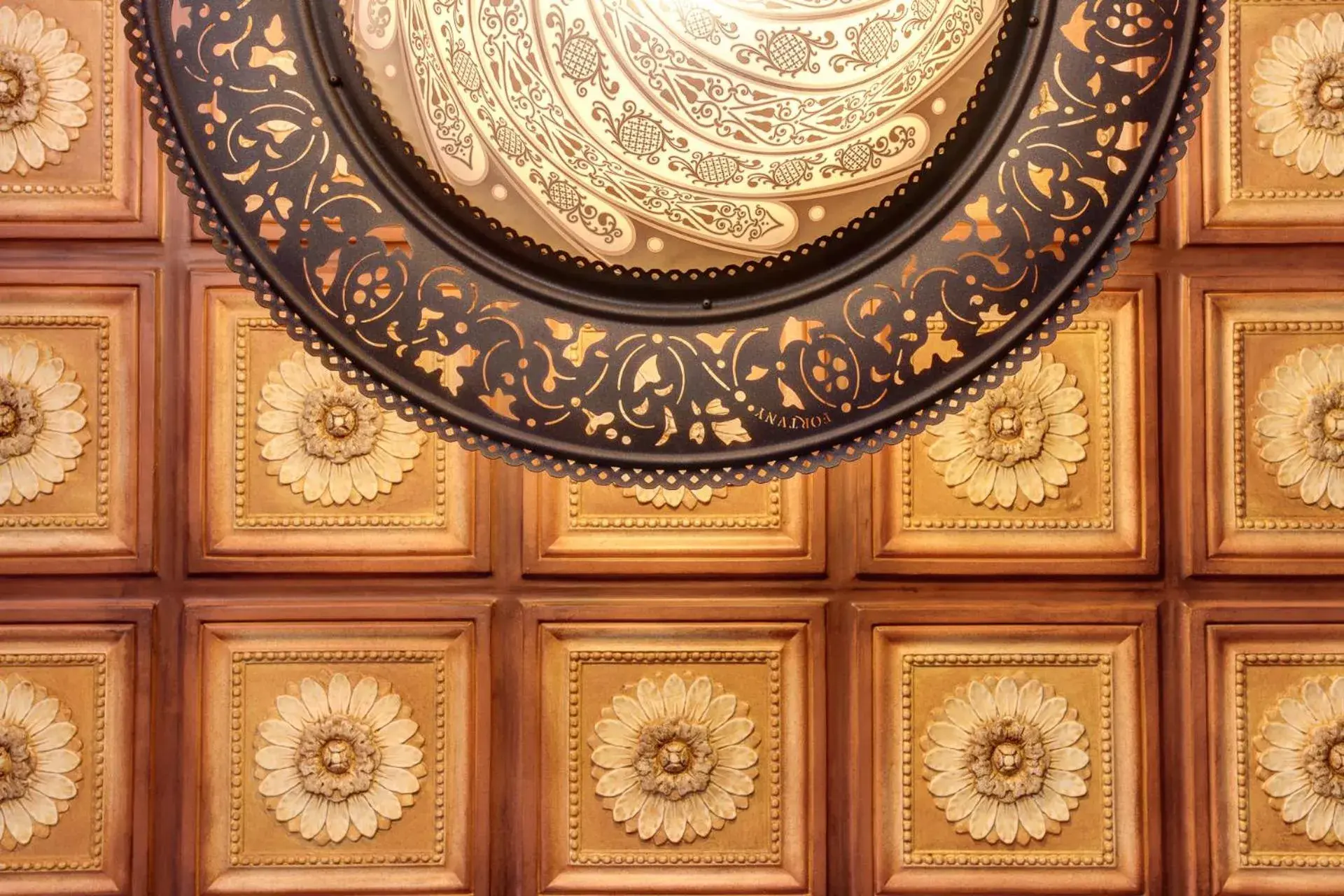 Decorative detail in Hotel Moresco