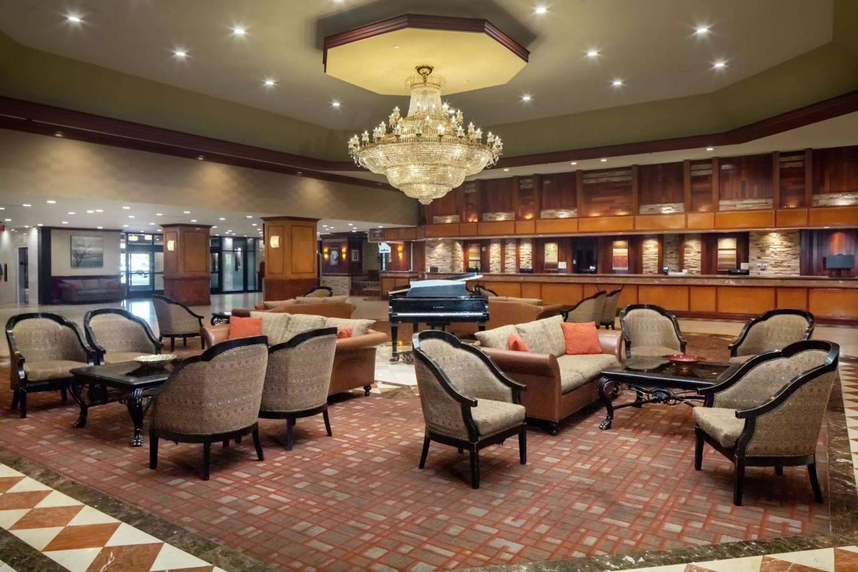 Lobby or reception, Restaurant/Places to Eat in DoubleTree by Hilton Cherry Hill Philadelphia