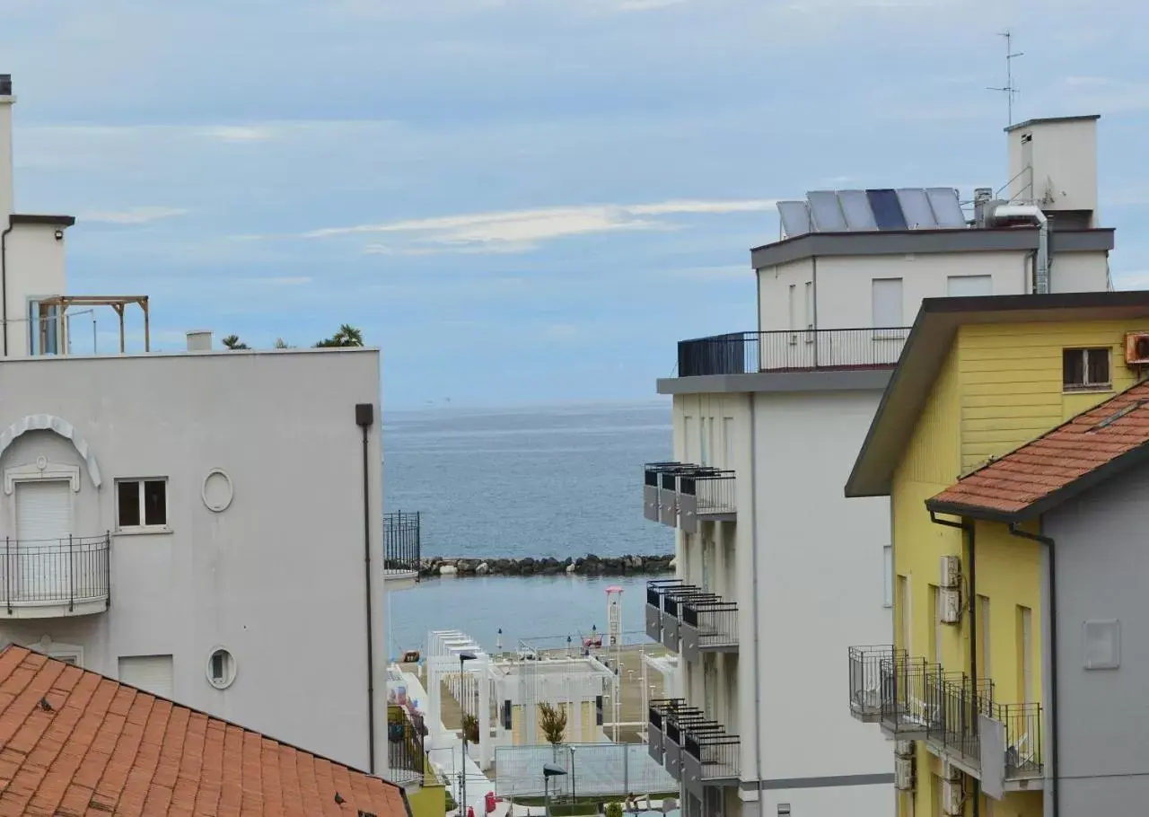 View (from property/room), Sea View in Hotel Sonne