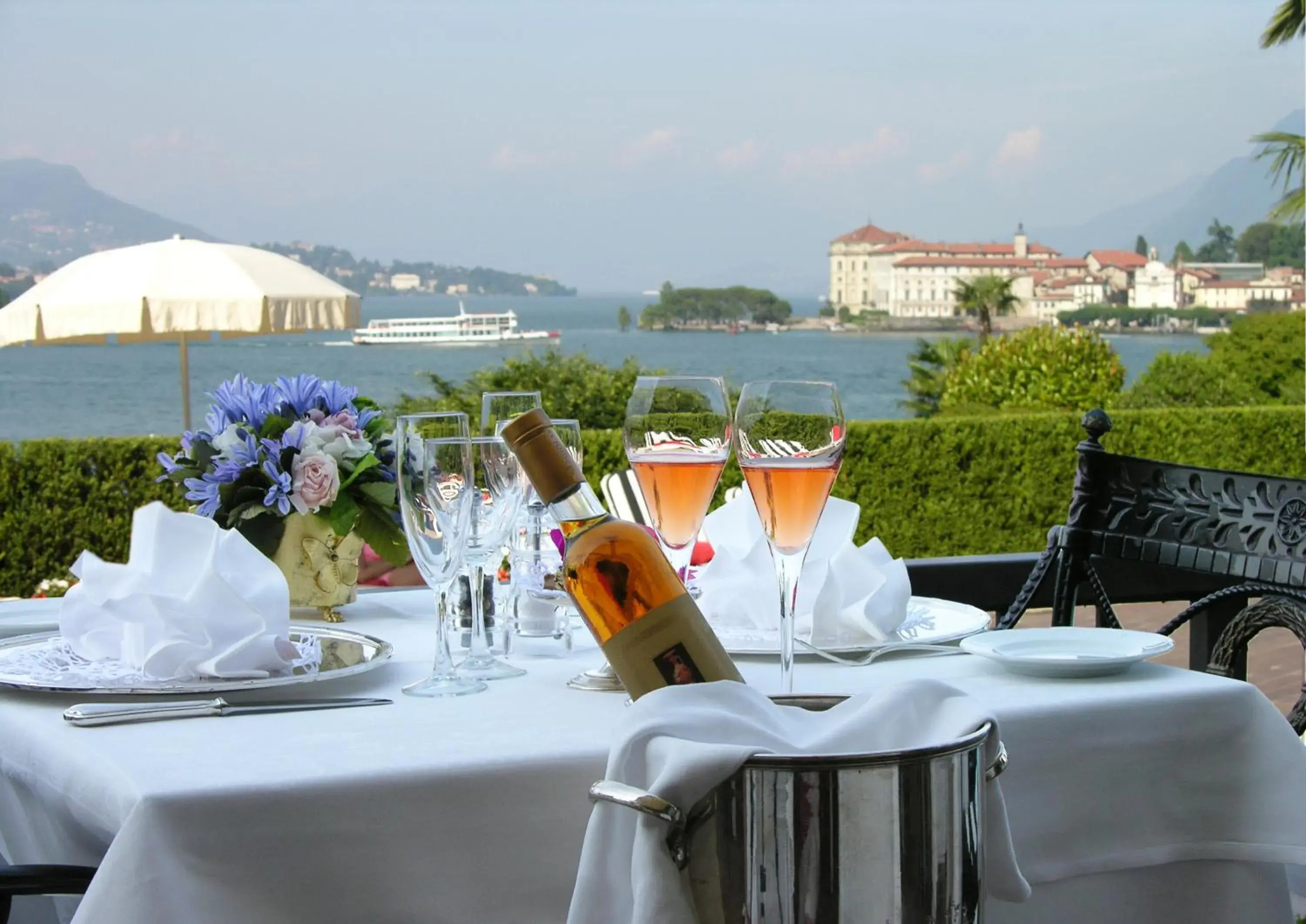 Balcony/Terrace, Restaurant/Places to Eat in Hotel Villa E Palazzo Aminta