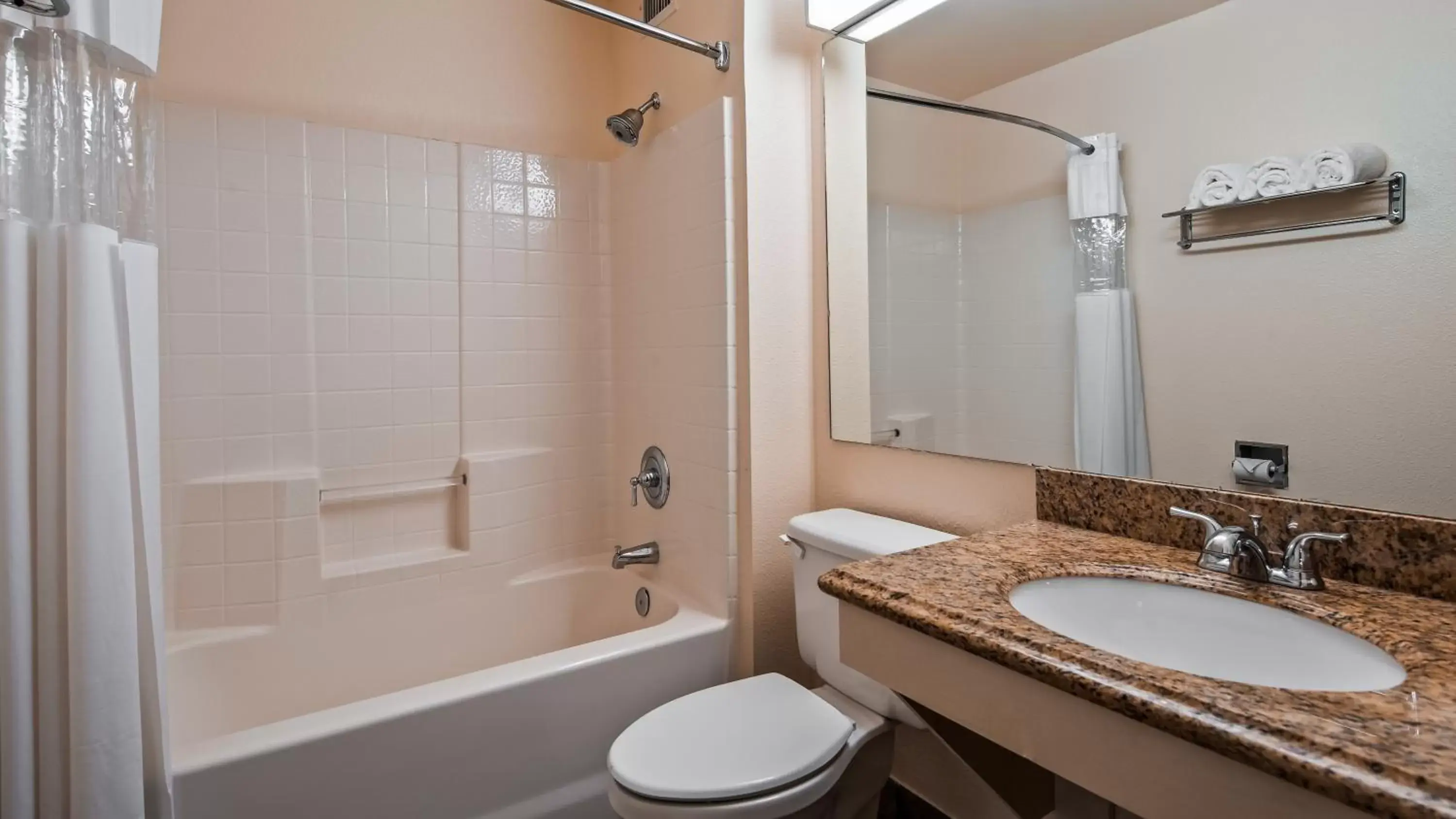 Bathroom in SureStay Plus Hotel by Best Western Rocklin