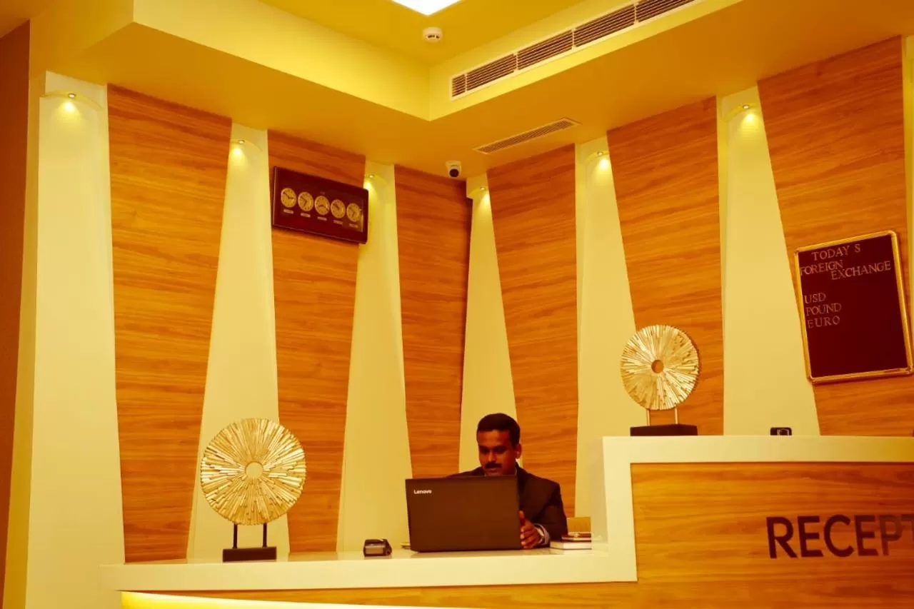 Lobby or reception in Hotel New York Square