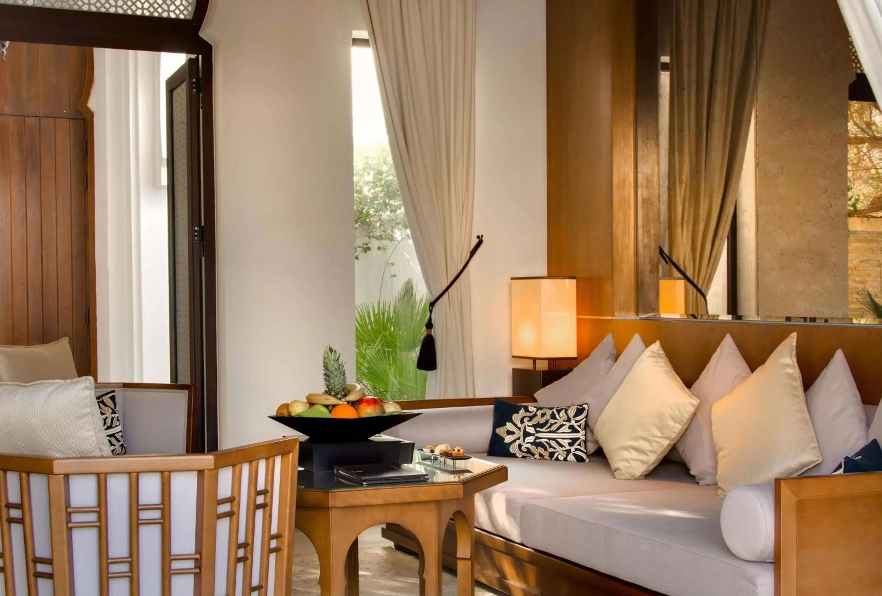 Living room in Banyan Tree Tamouda Bay Living room in Banyan Tree Tamouda Bay