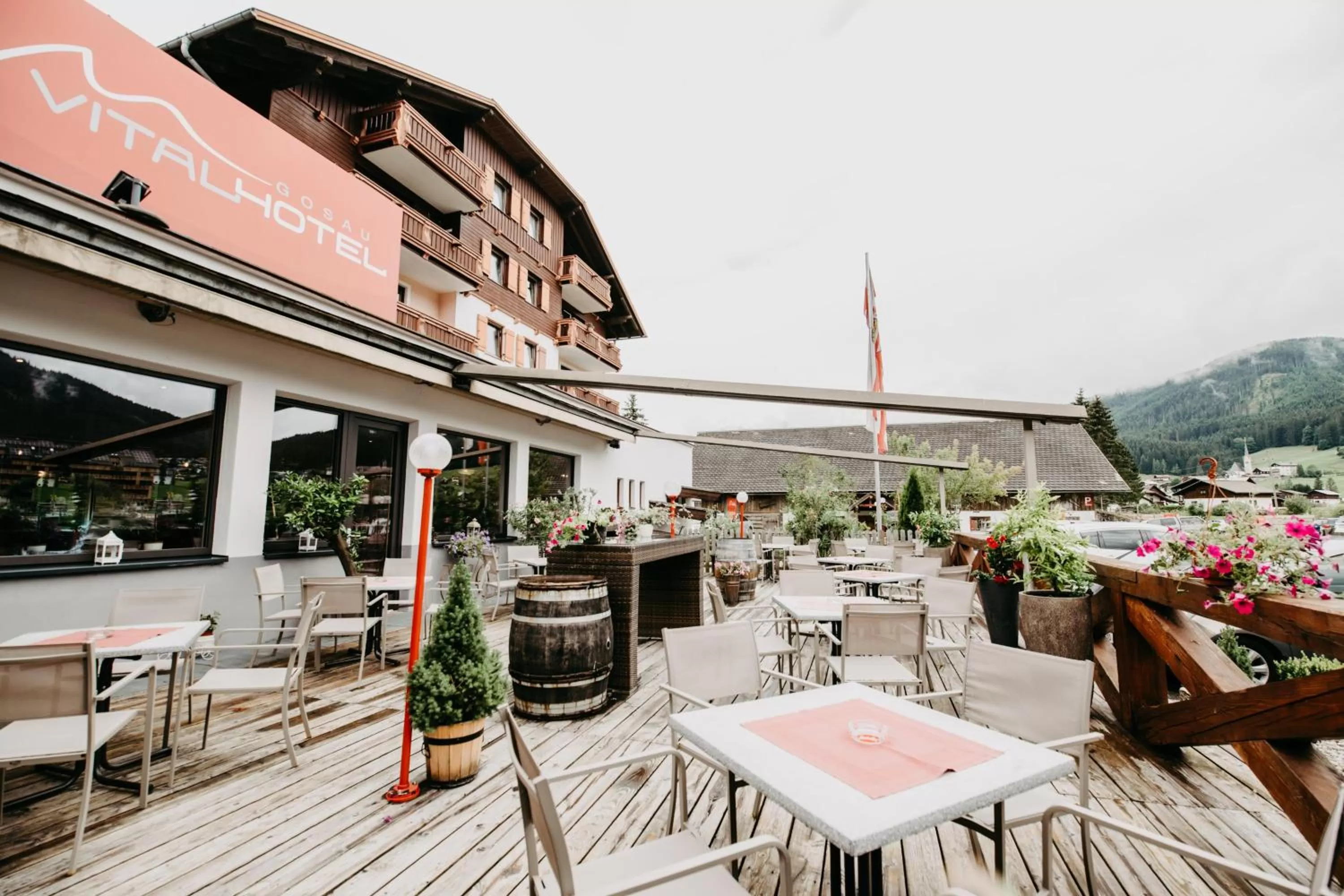 Balcony/Terrace in Vitalhotel Gosau