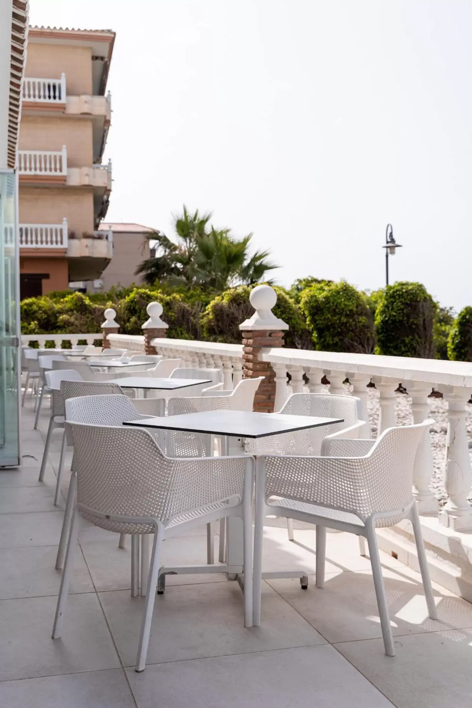 Patio in Hotel Santa Rosa