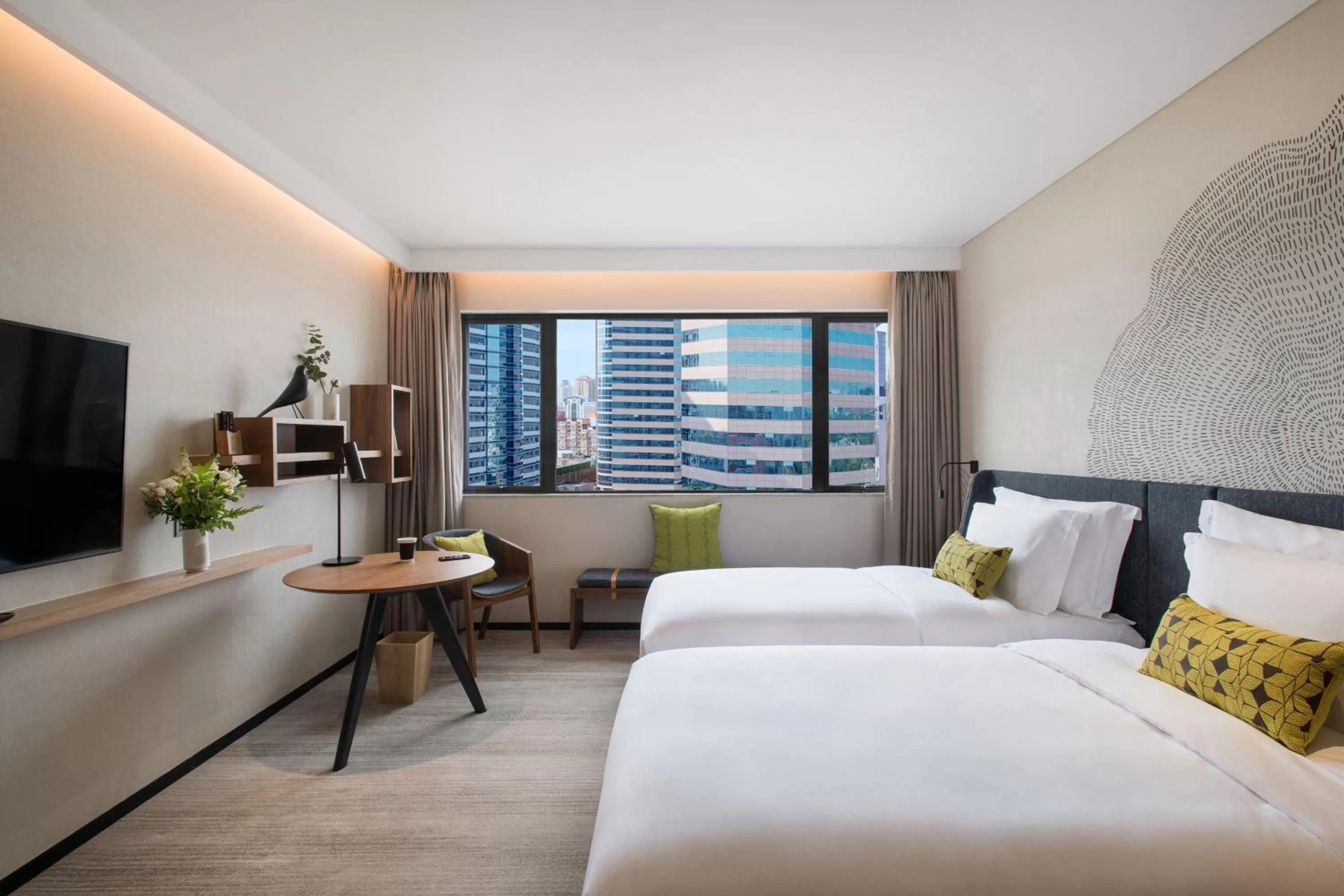 Bed in BEI Zhaolong Hotel, JdV by Hyatt