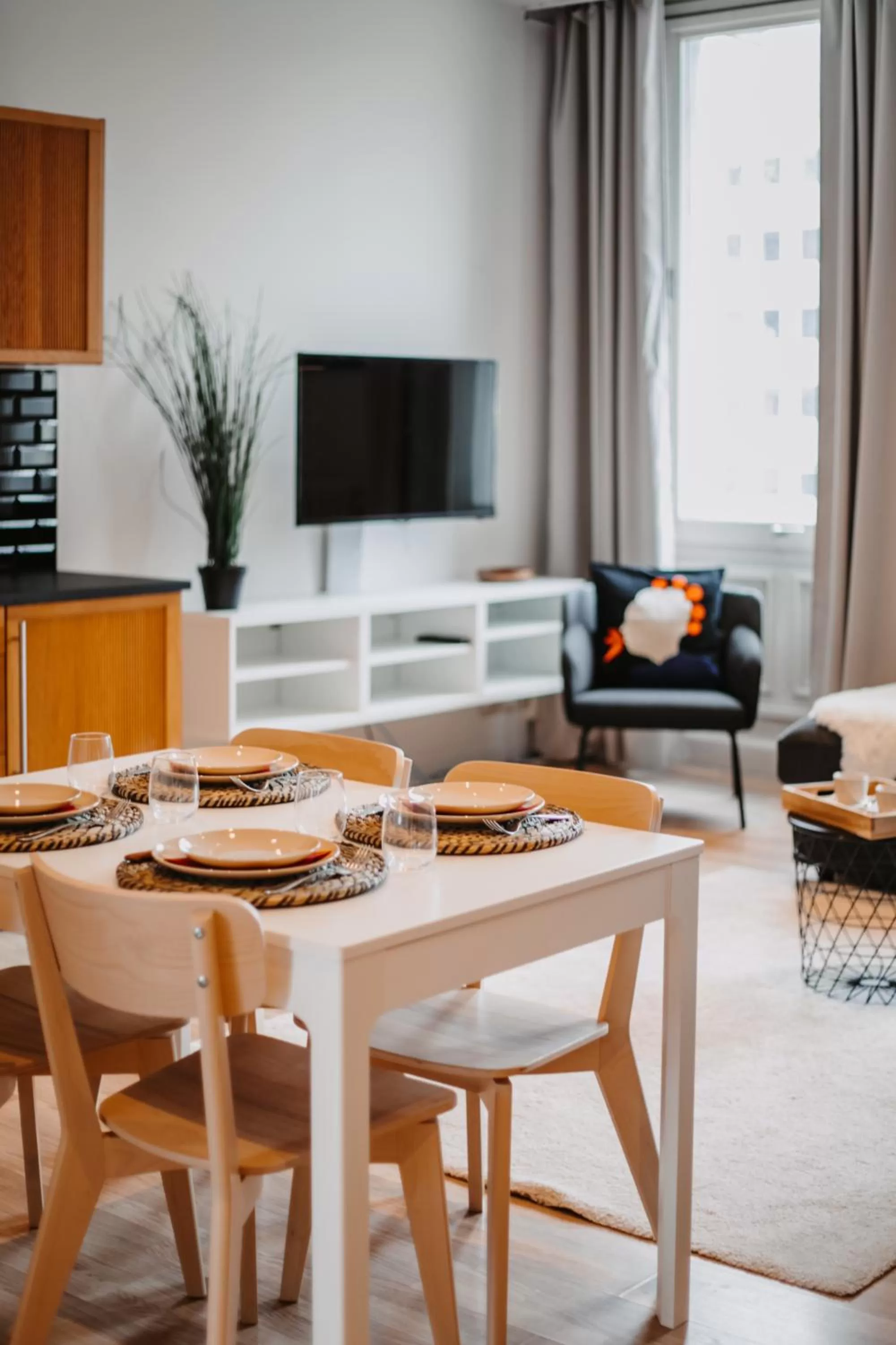 Dining area in Central and Cozy in Brussels