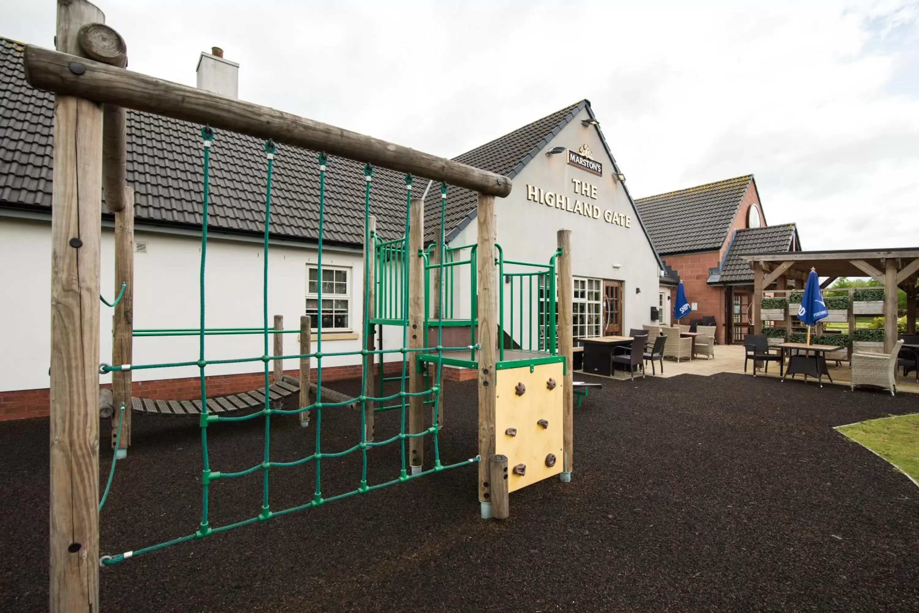 Children play ground, Property Building in Highland Gate, Stirling by Marston's Inns