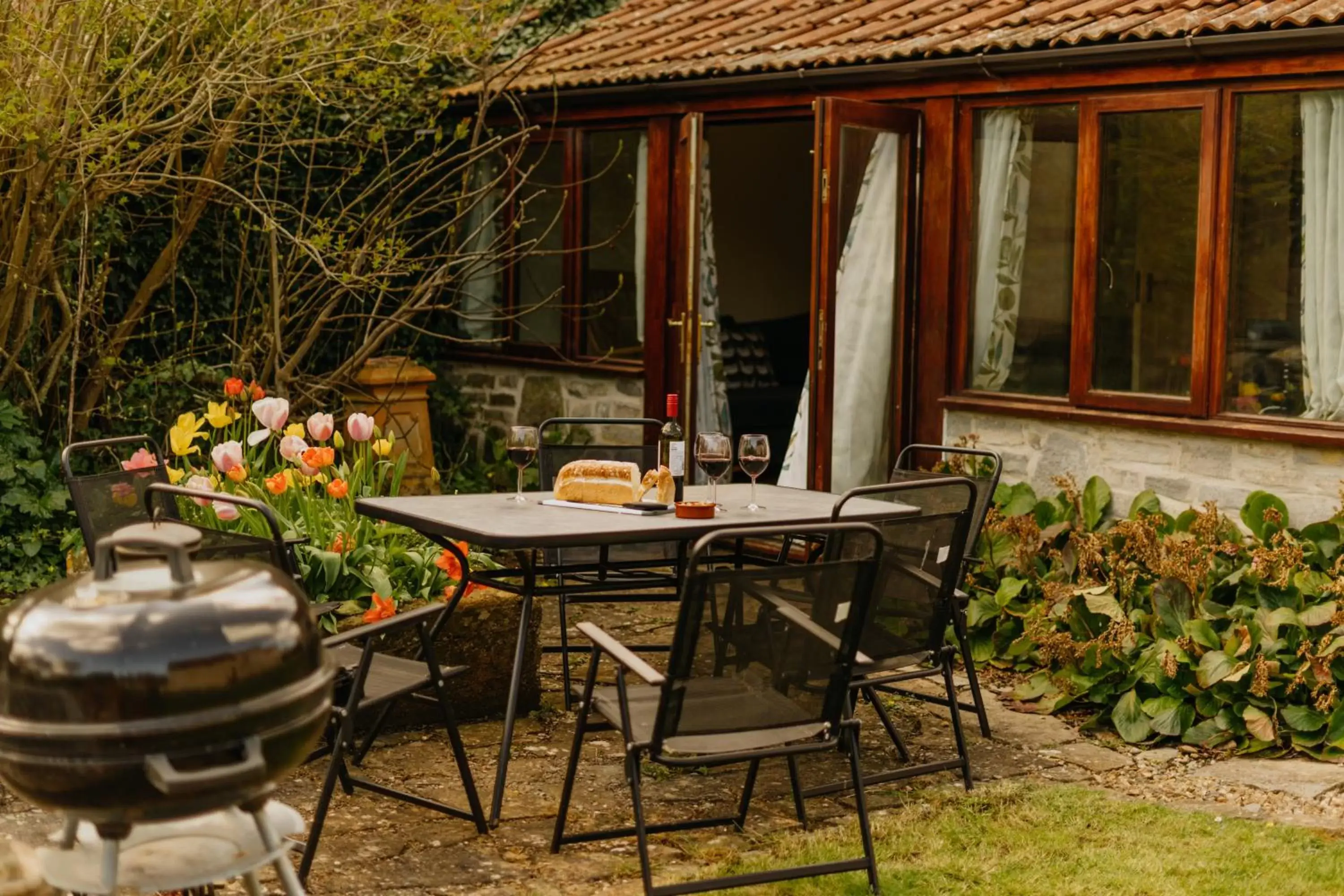 BBQ facilities in Little England Retreats - Cottage, Yurt and Shepherd Huts