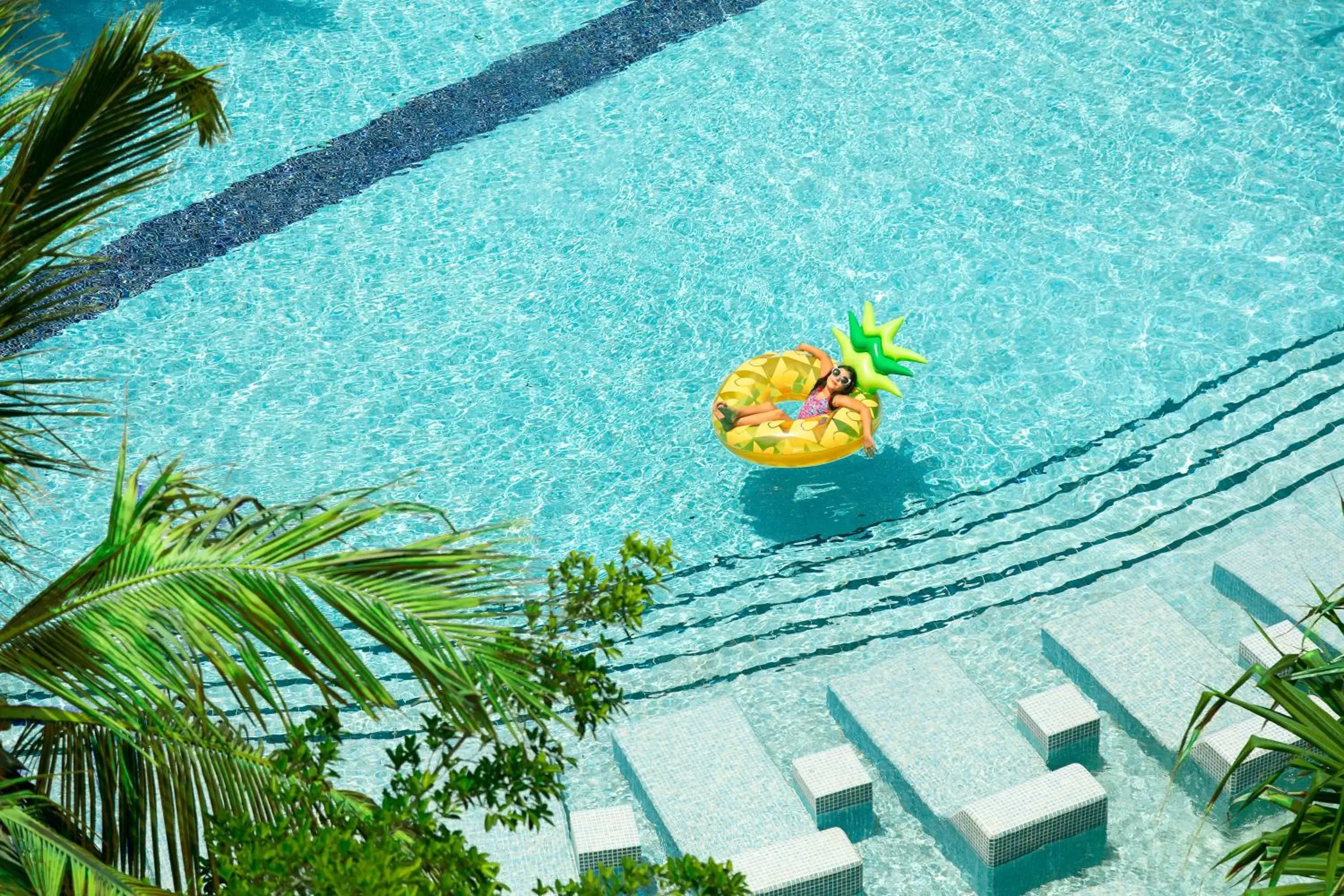 Pool view in Shangri-La Barr Al Jissah, Muscat Pool view in Shangri-La Barr Al Jissah, Muscat