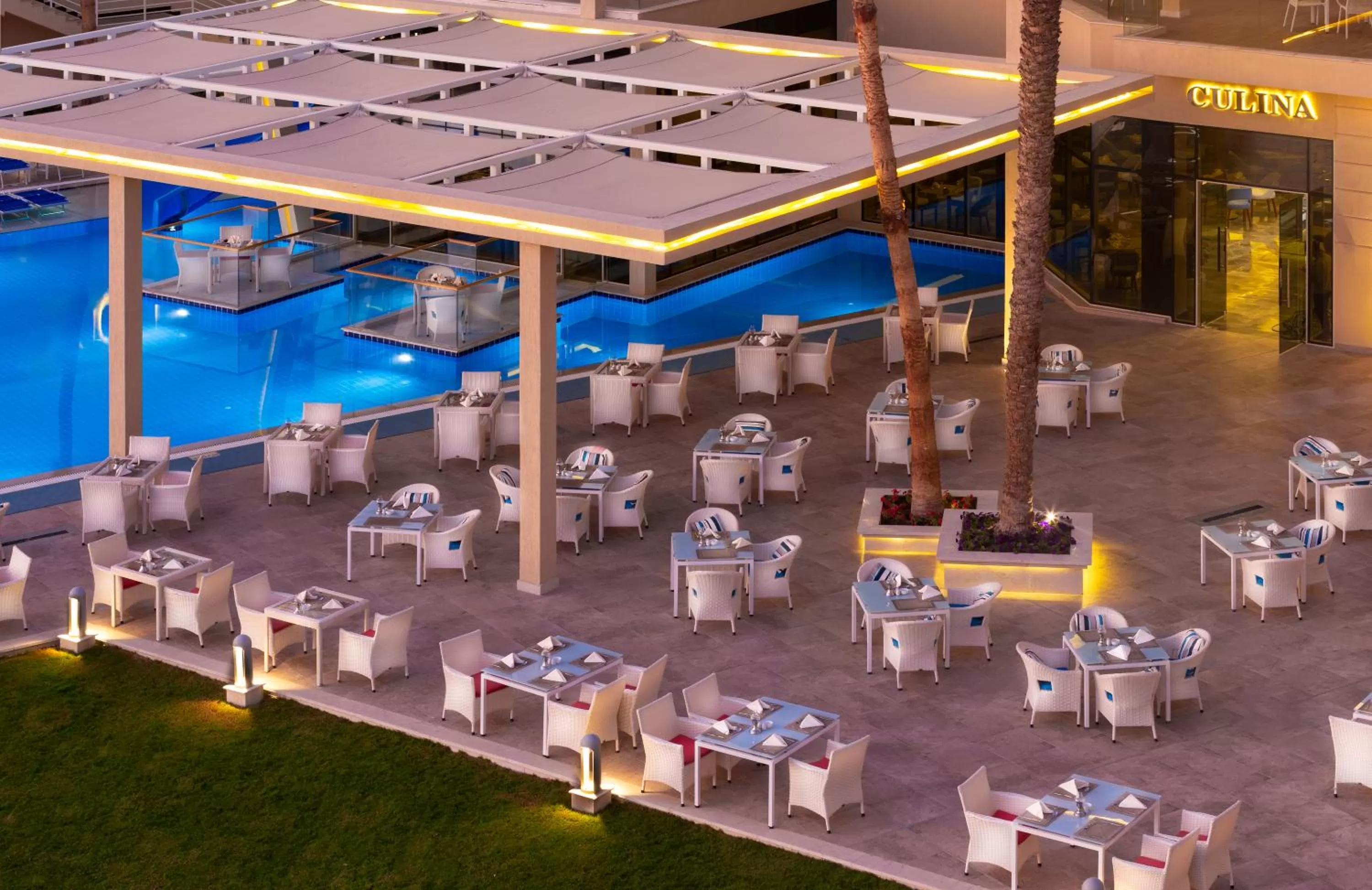 Restaurant/places to eat in Beach Albatros Aqua Park - Hurghada