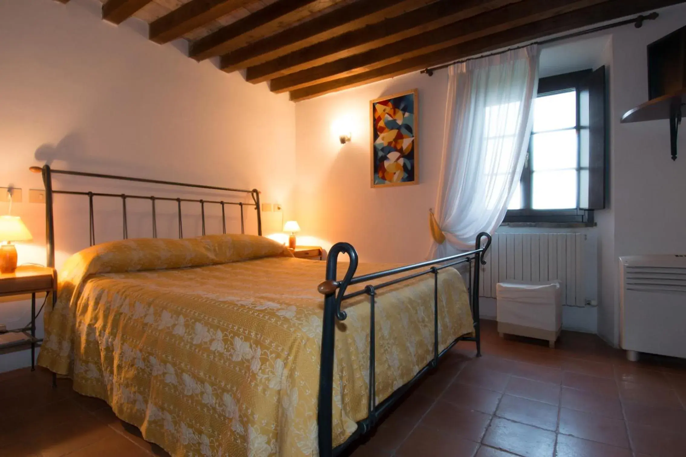 Bed in Relais Fontevivo