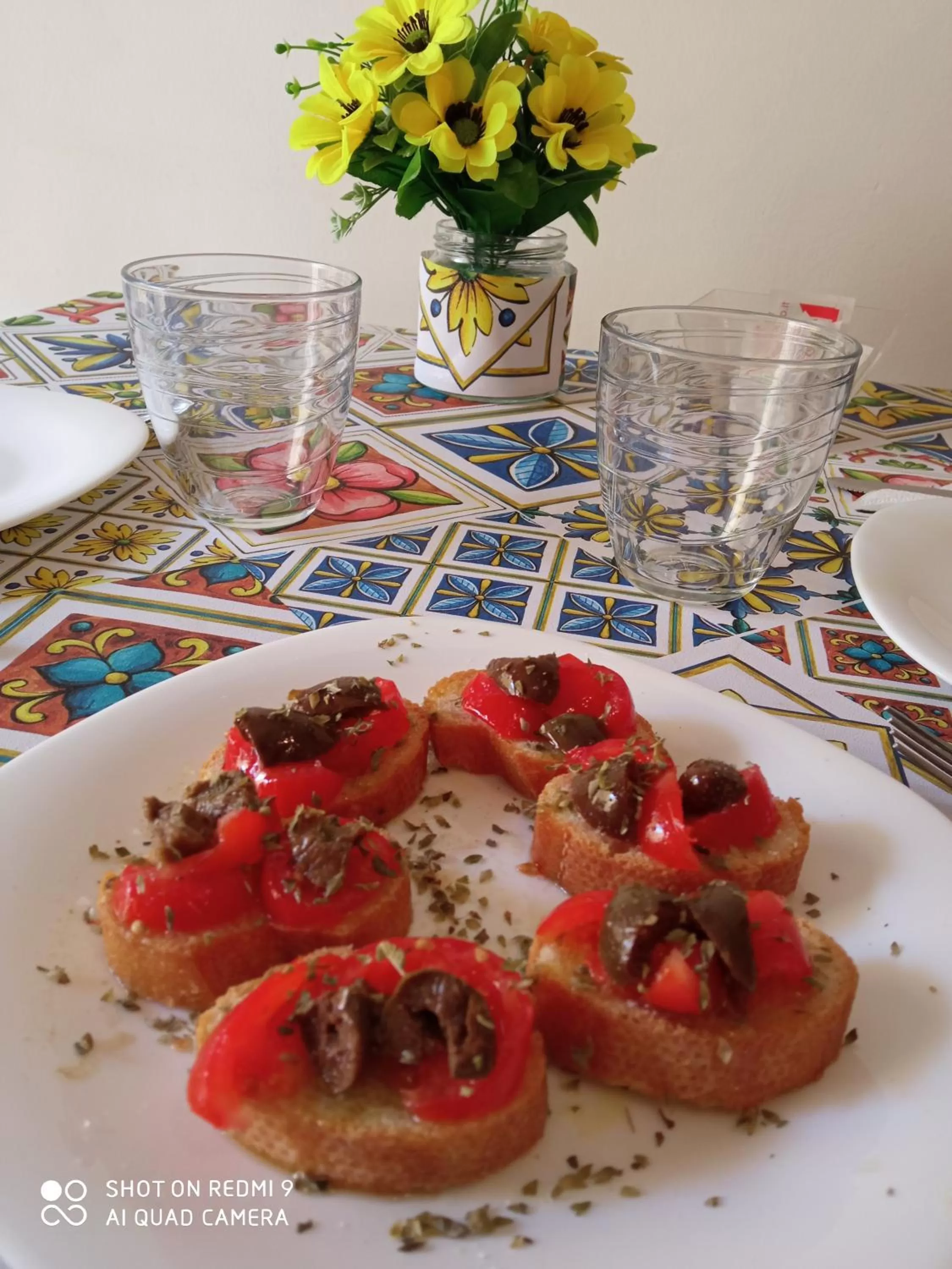 Food and drinks in B&B A Modo Mio