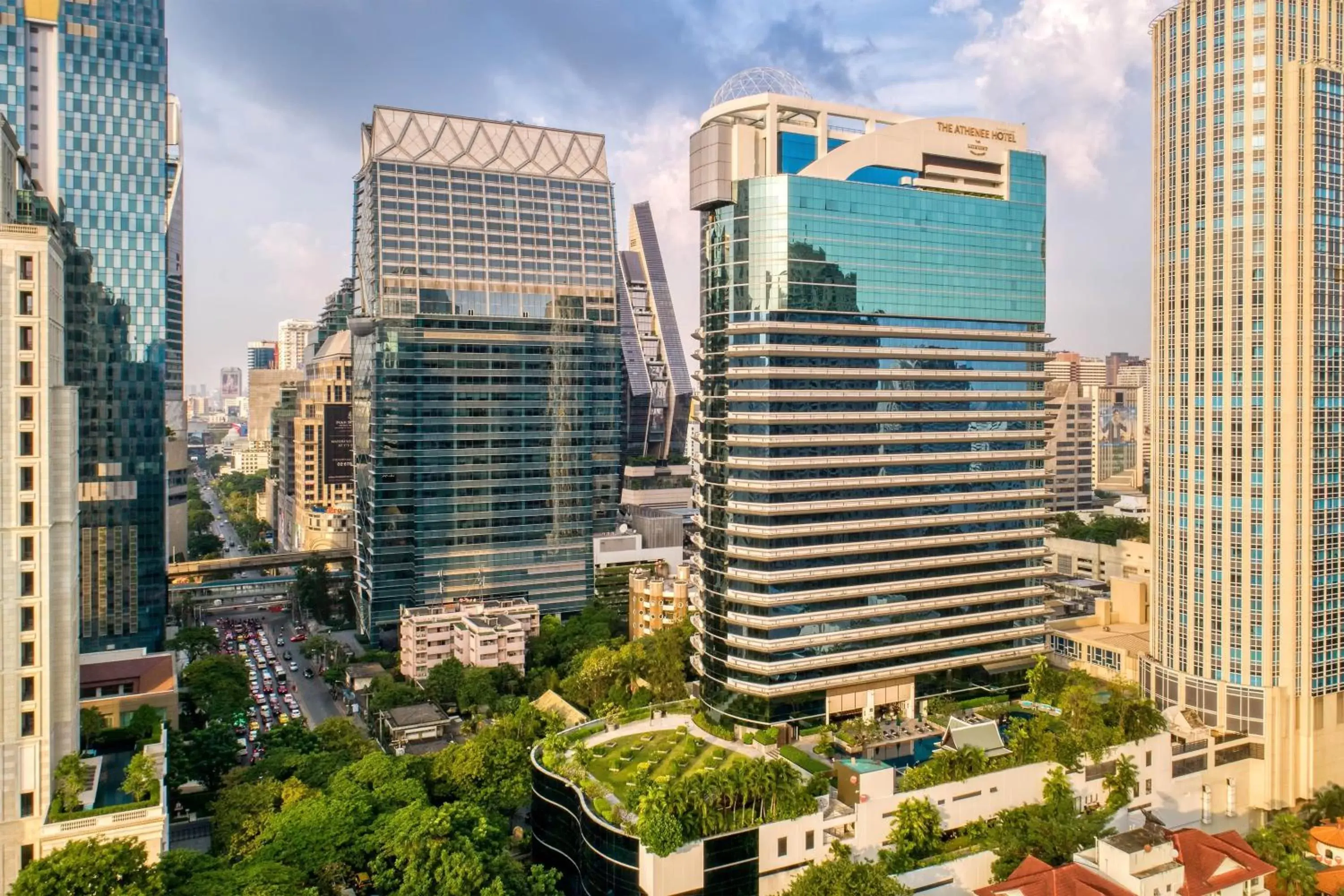 Property building, Bird's-eye View in The Athenee Hotel, a Luxury Collection Hotel, Bangkok
