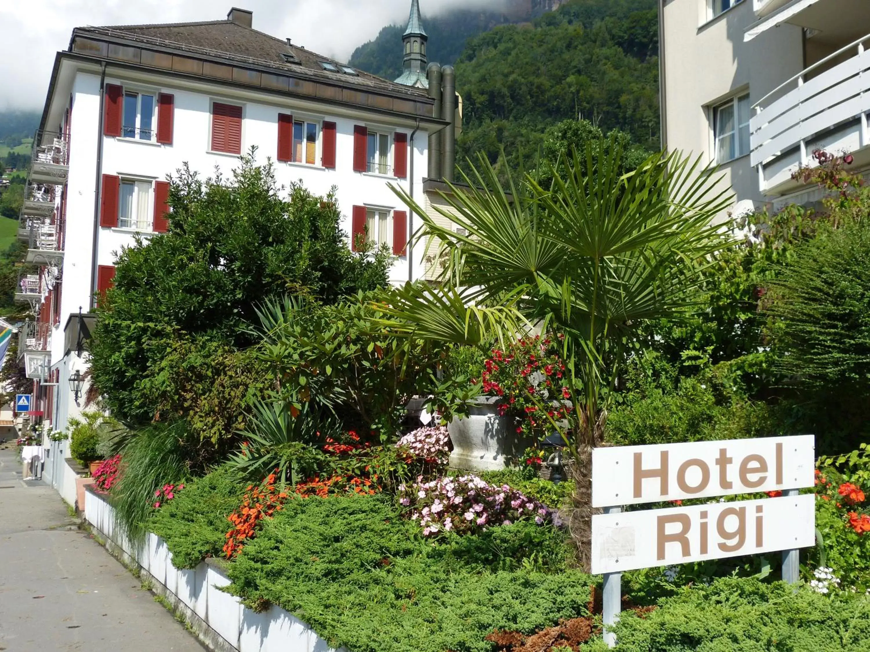 Summer, Property Building in Hotel Rigi Vitznau