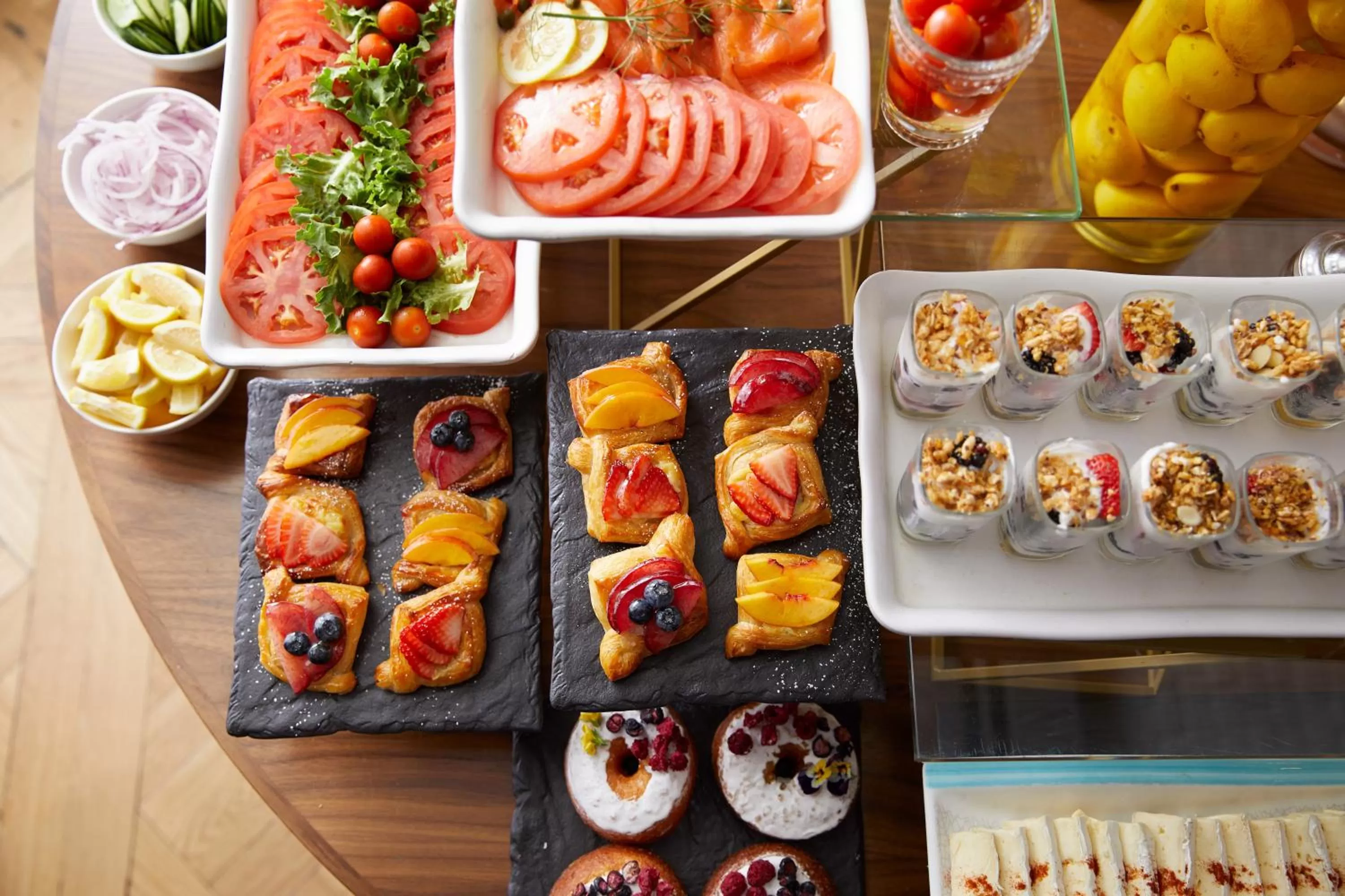 Buffet breakfast in The London West Hollywood at Beverly Hills