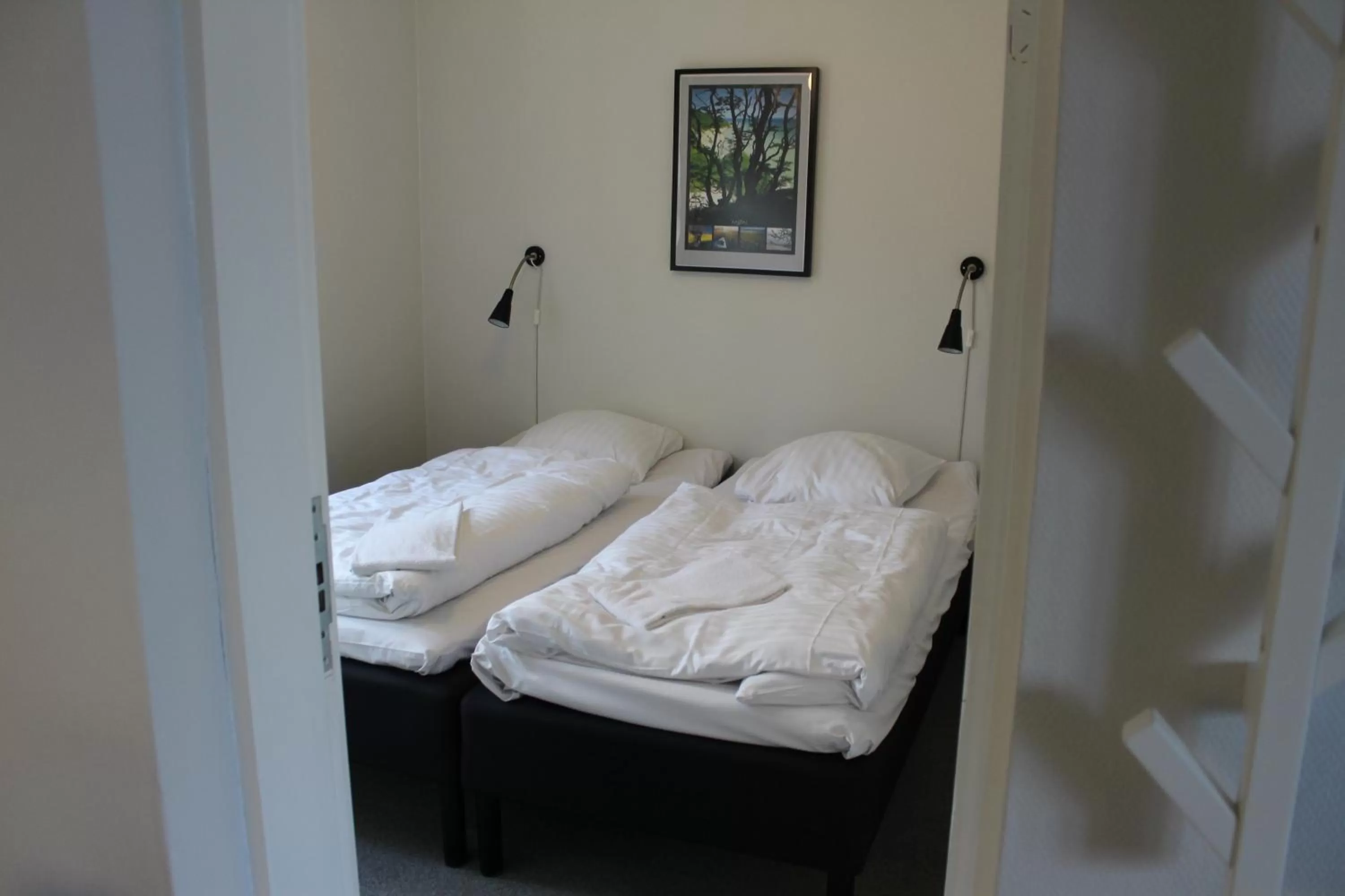 Bedroom, Bed in Hotel Residens Møen