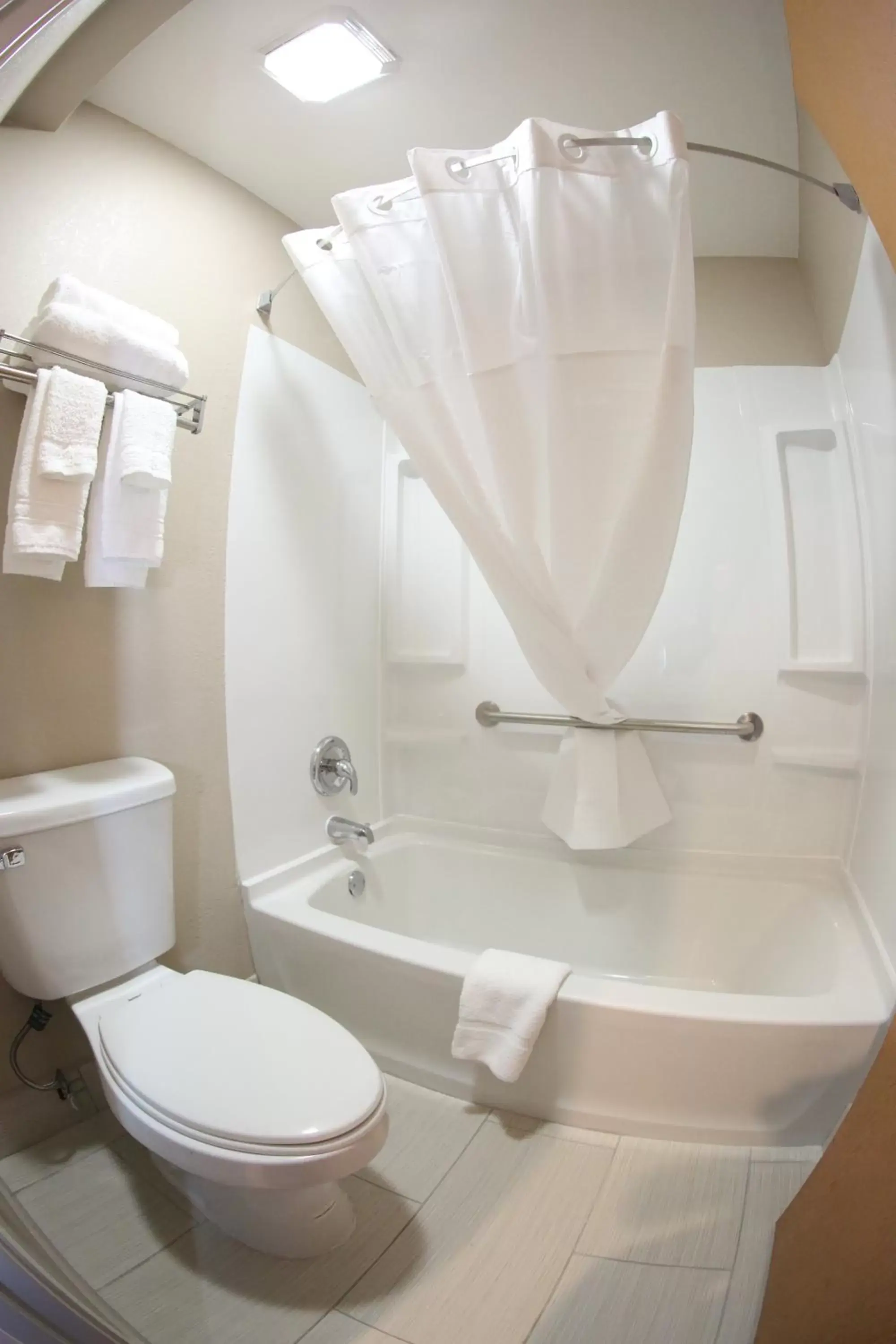 Bathroom in Super 8 by Wyndham Portsmouth