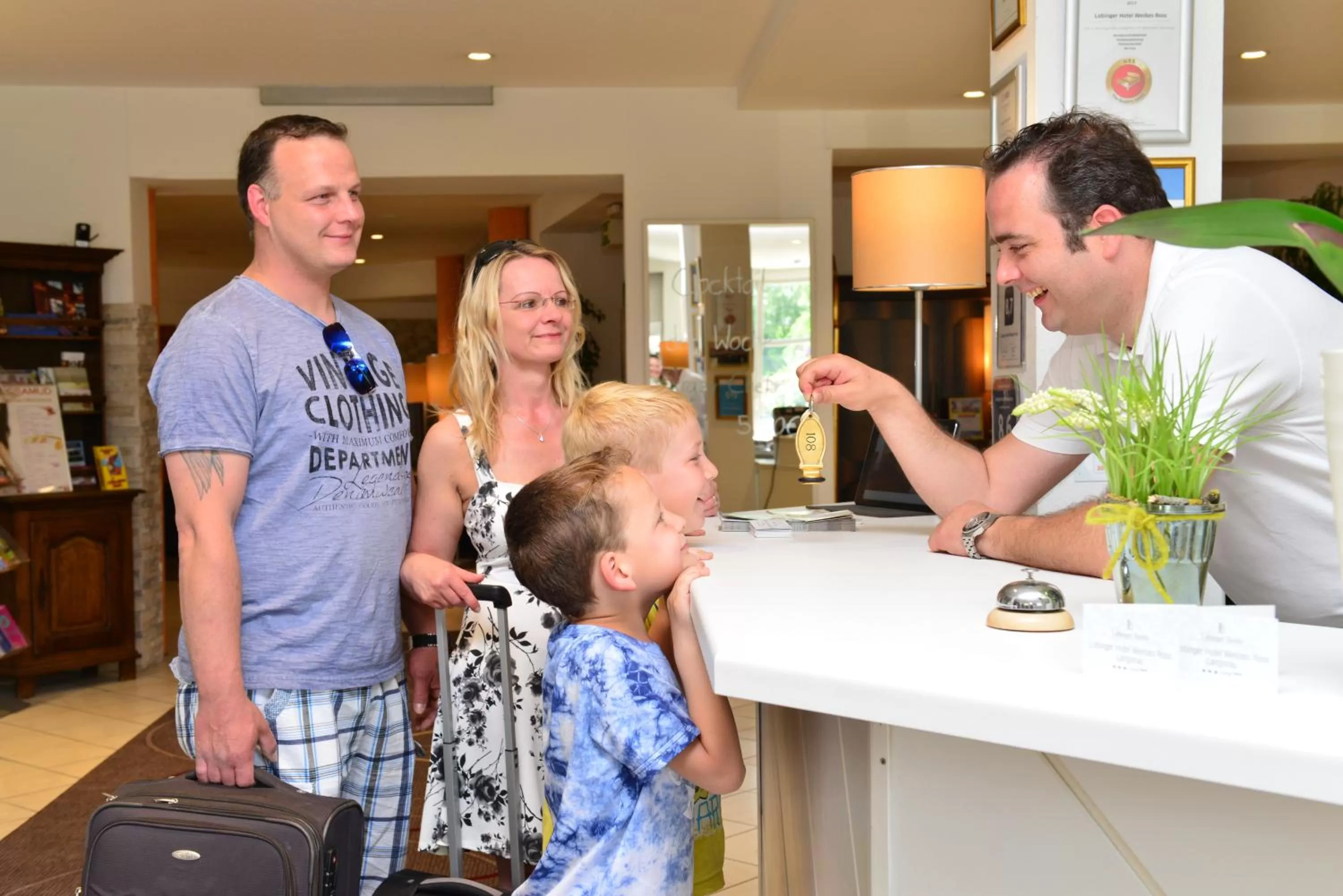 Staff in Lobinger Hotel Weisses Ross