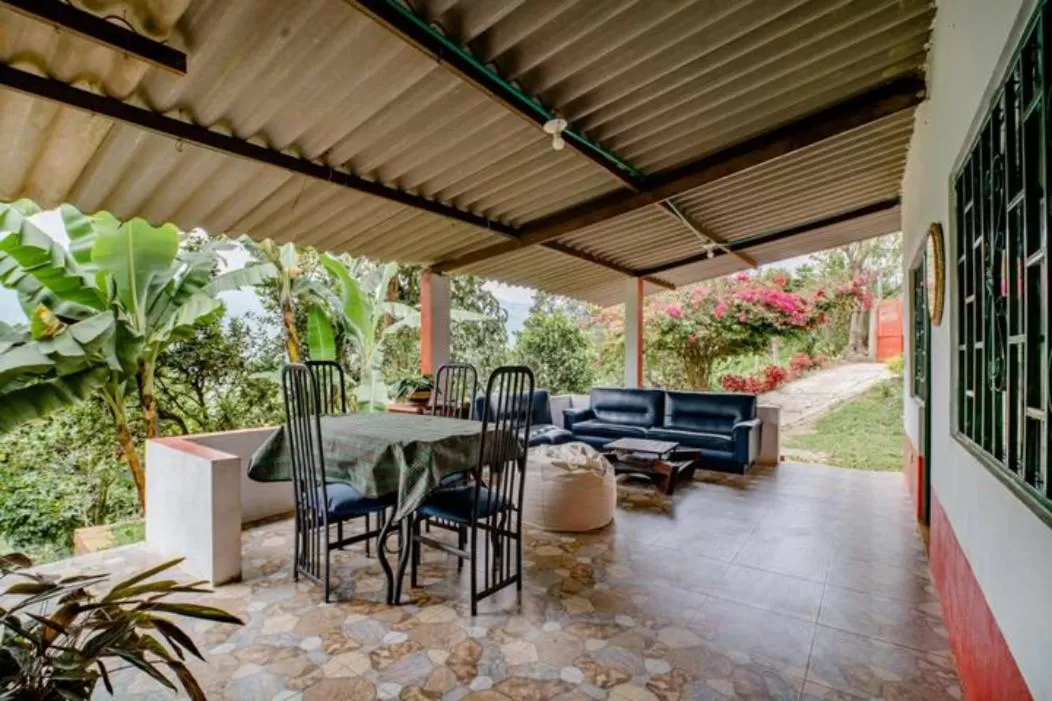 Living room in Finca Umnisa - Choachi