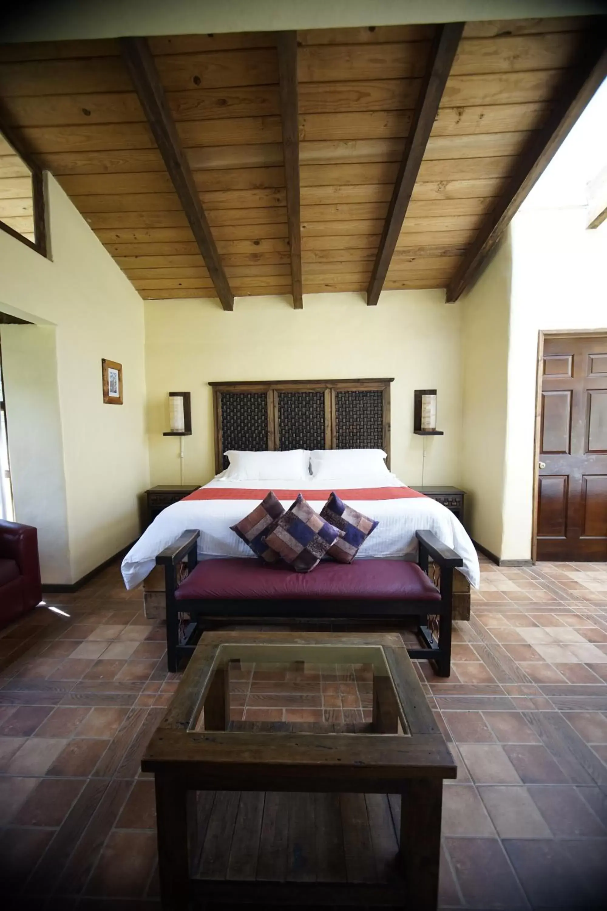 Bed in Cabañas La Cascada