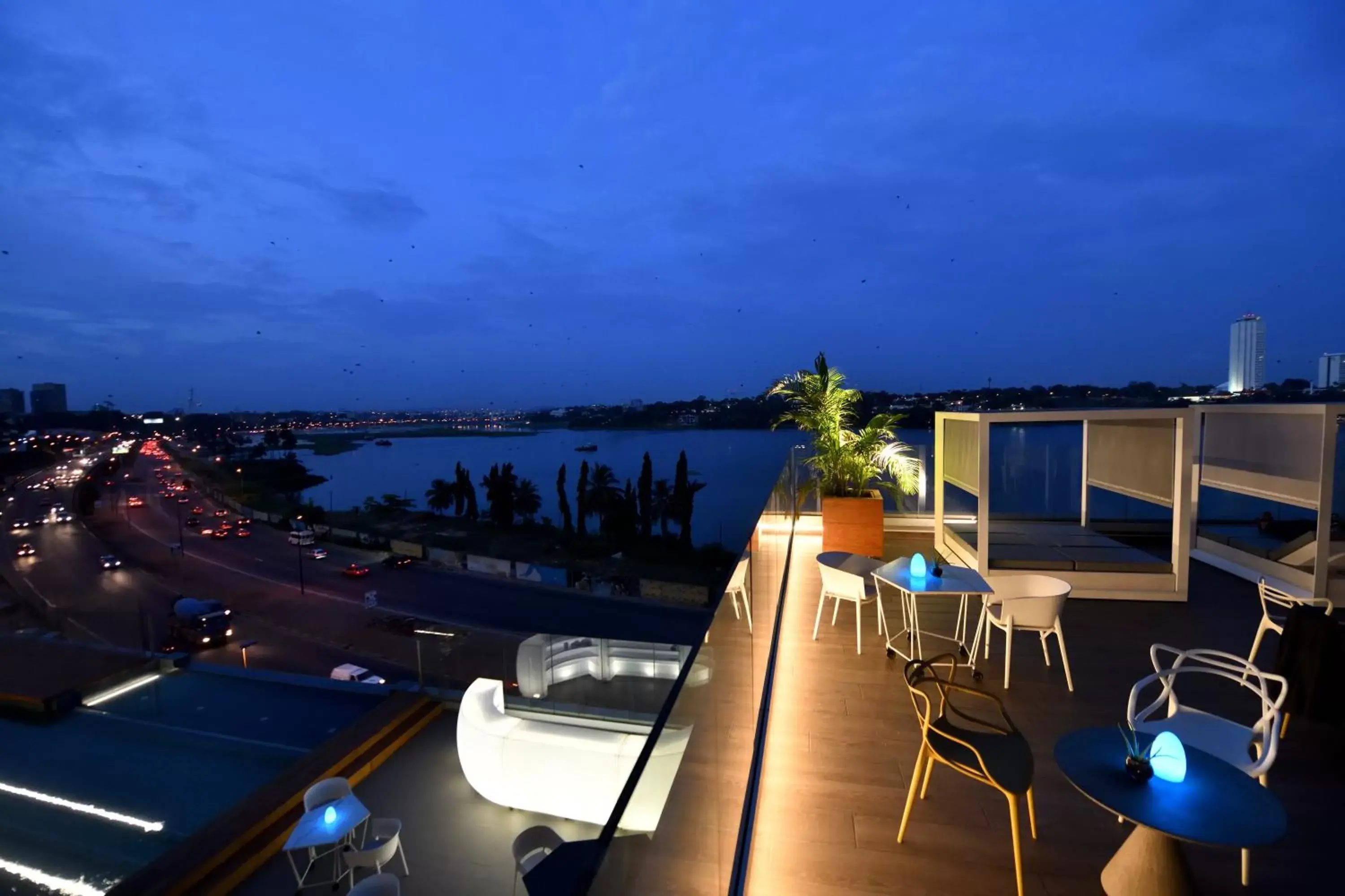 Balcony/Terrace in Pullman Abidjan