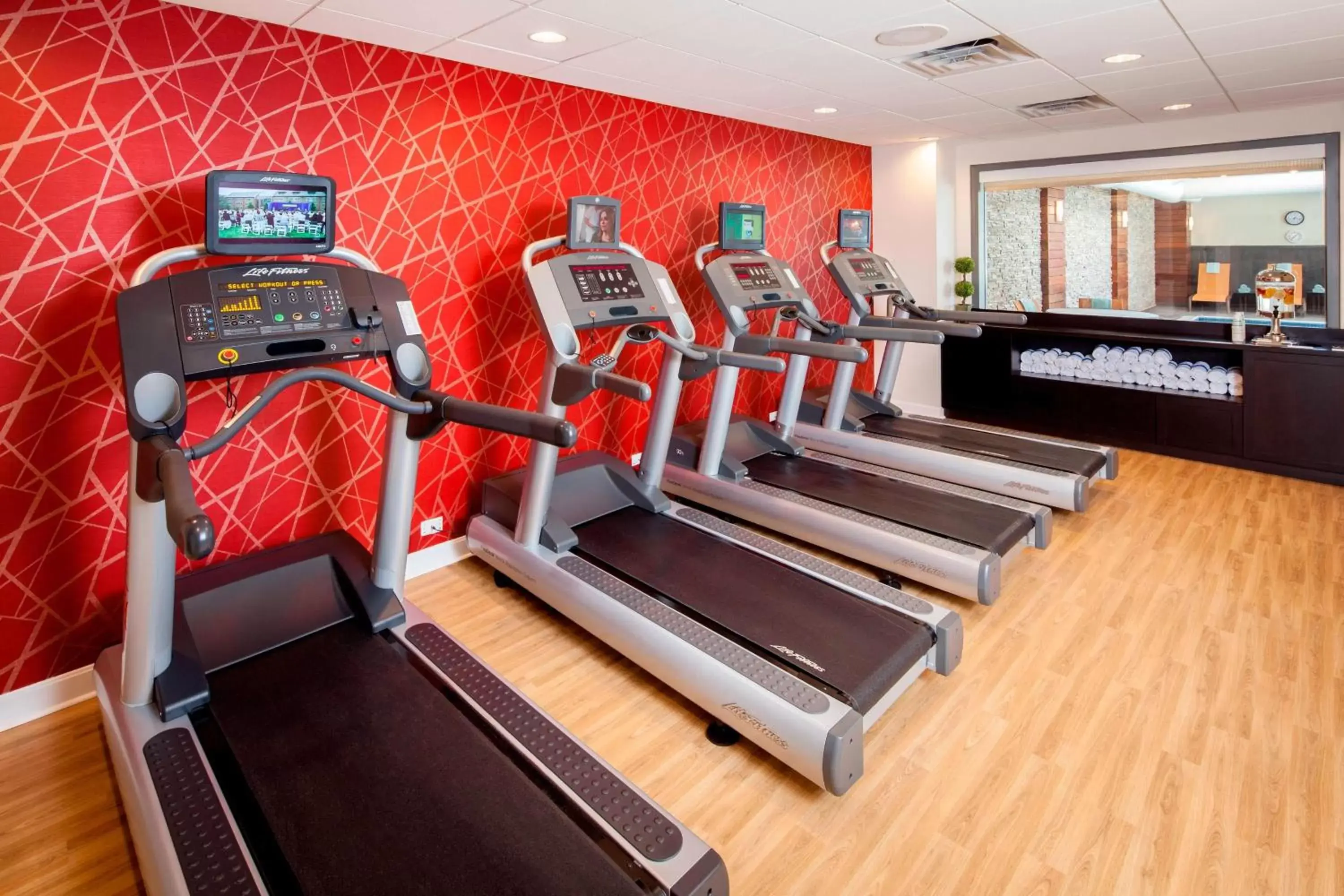 Fitness centre/facilities, Fitness Center/Facilities in Courtyard by Marriott Boston Brookline