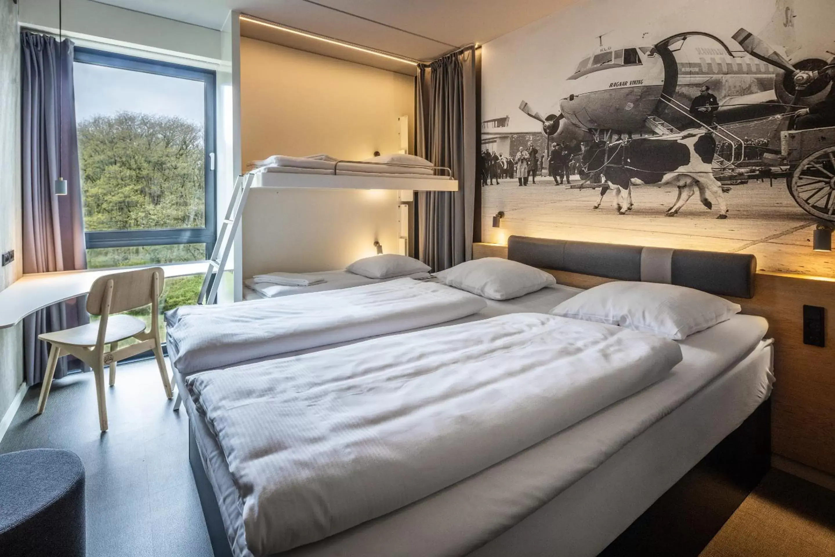 Bedroom in Billund Airport Hotel