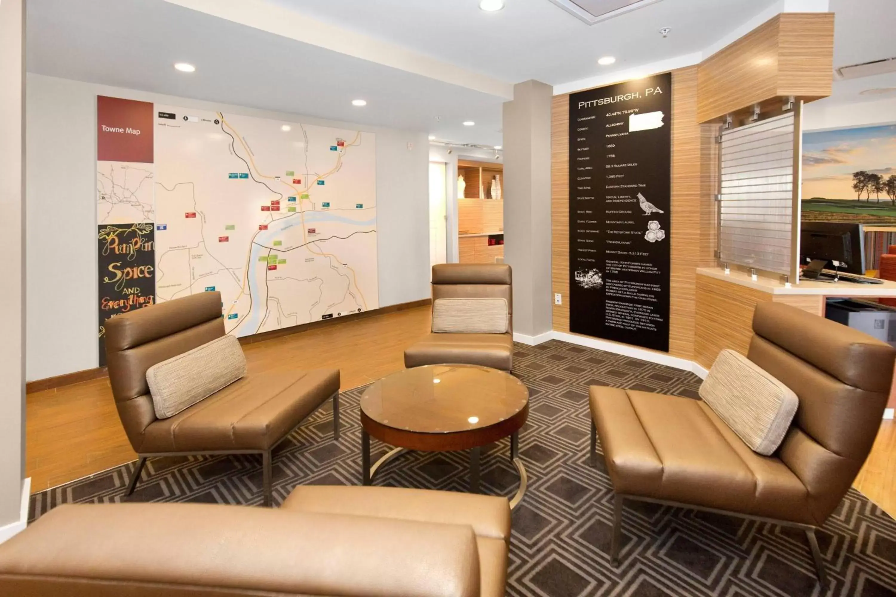 Location, Lounge/Bar in TownePlace Suites by Marriott Pittsburgh Harmarville