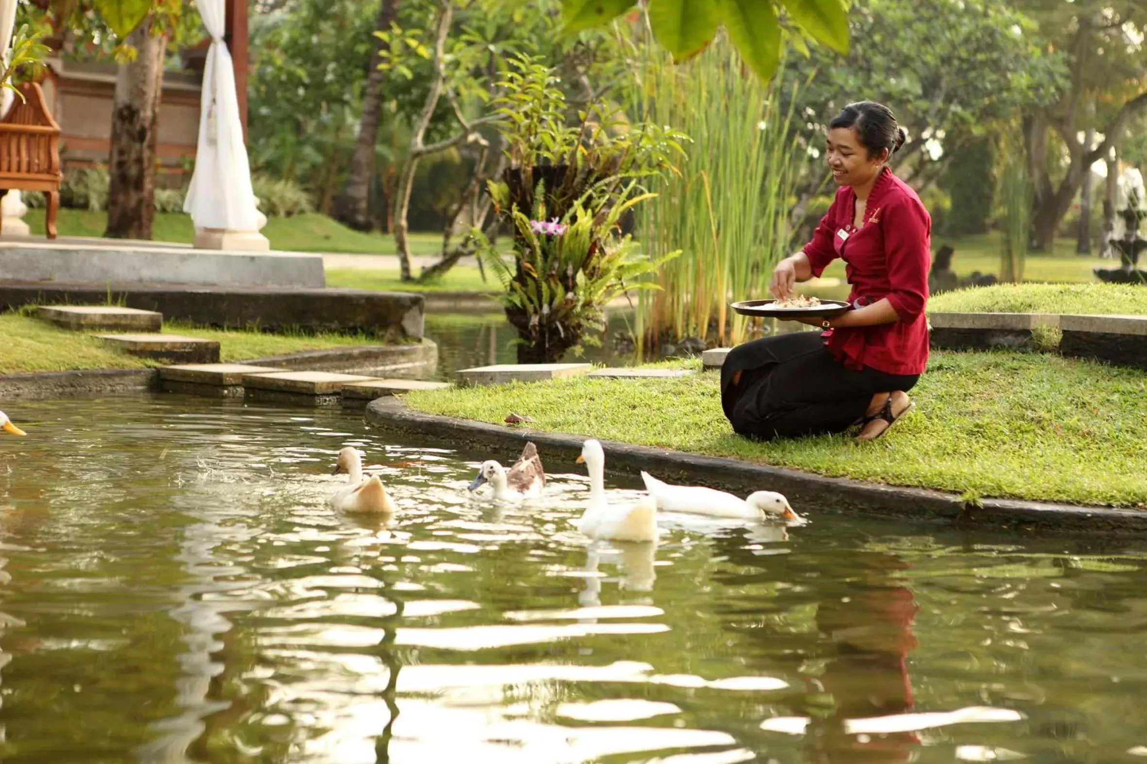 Staff in Nusa Dua Beach Hotel & Spa, Bali