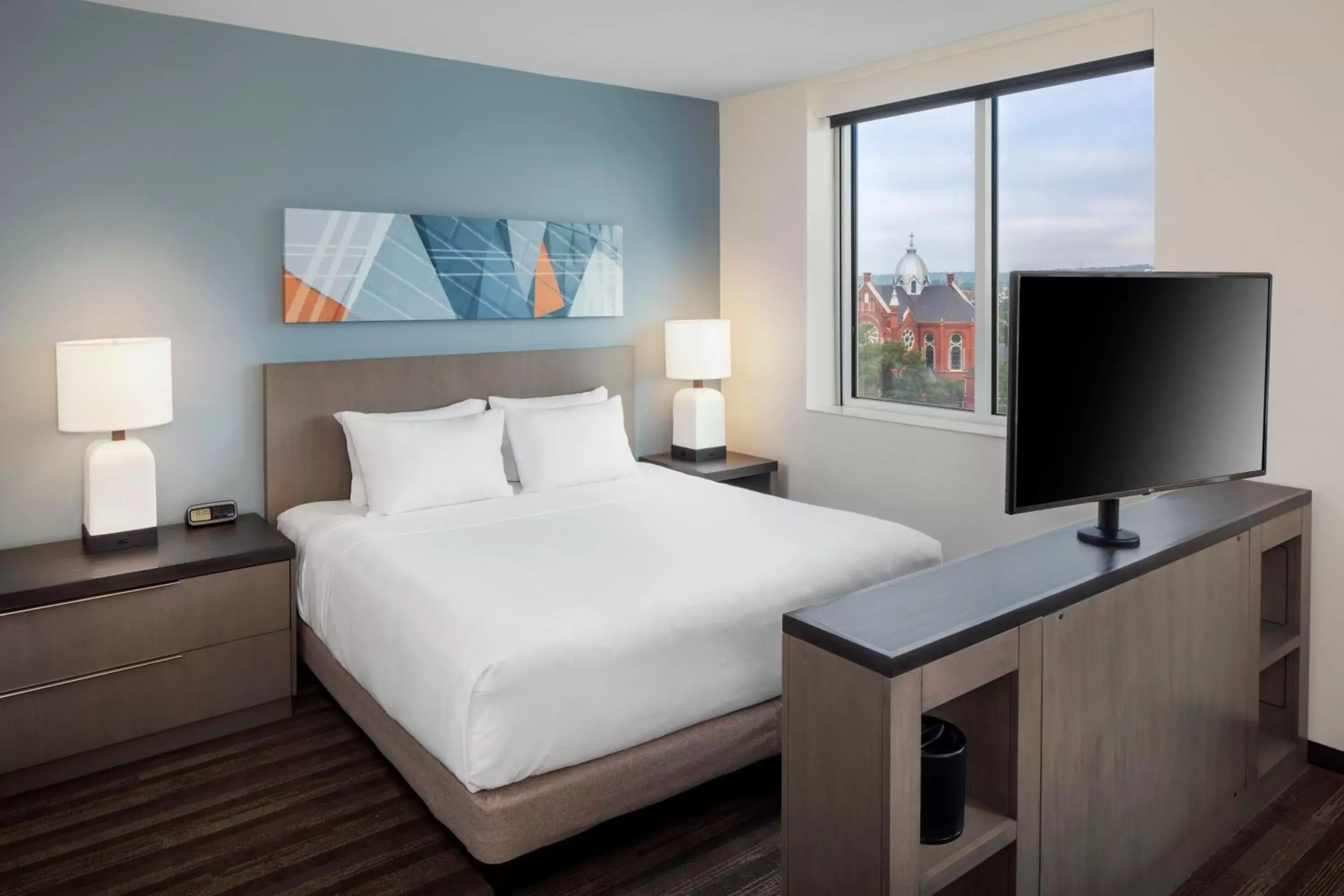 King Studio Suite with Kitchen, Tub and Sofa Bed - Disability Access in Hyatt House Augusta Downtown King Studio Suite with Kitchen, Tub and Sofa Bed - Disability Access in Hyatt House Augusta Downtown