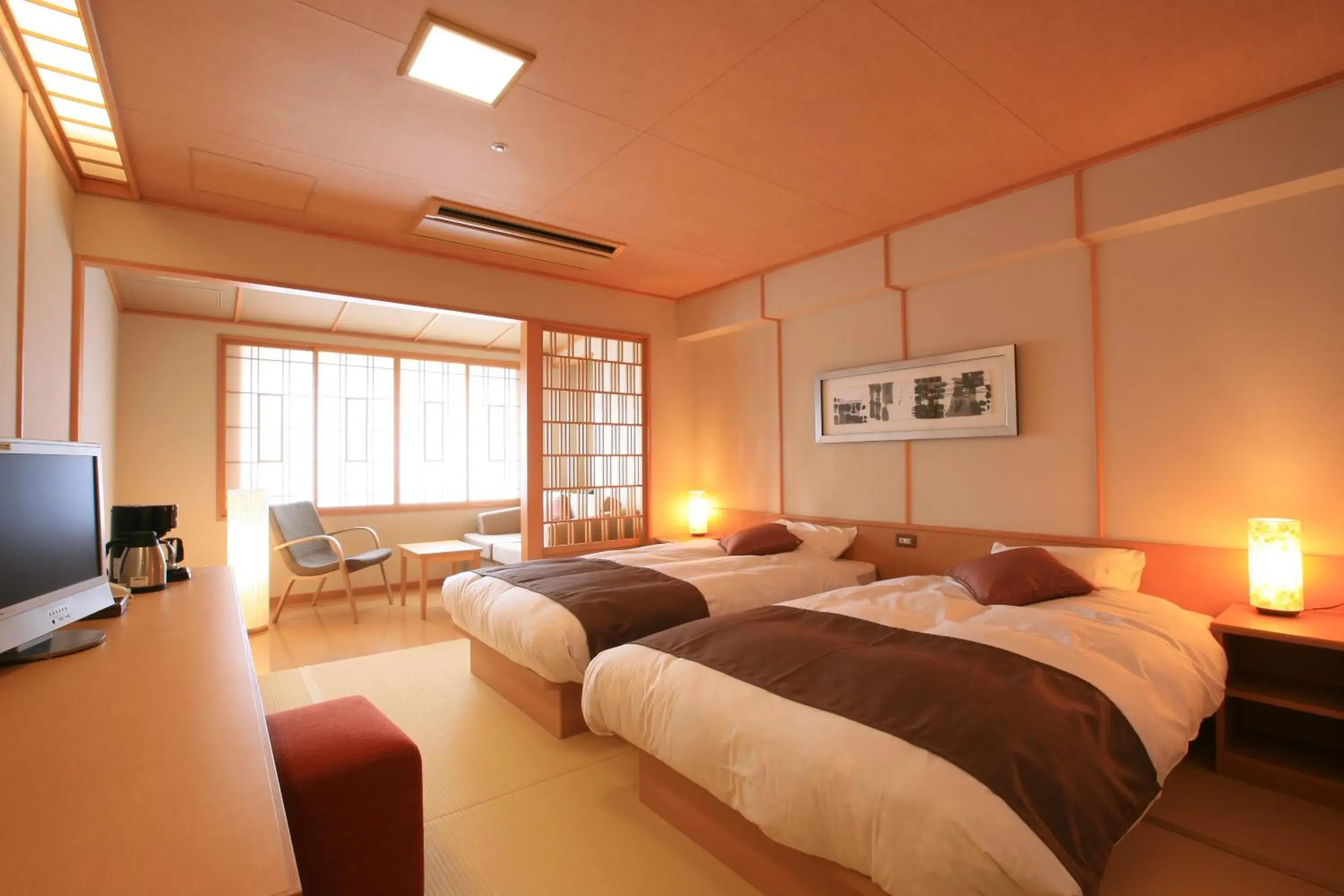 Photo of the whole room, Bed in Hotel Taisetsu Onsen&Canyon Resort Photo of the whole room, Bed in Hotel Taisetsu Onsen&Canyon Resort