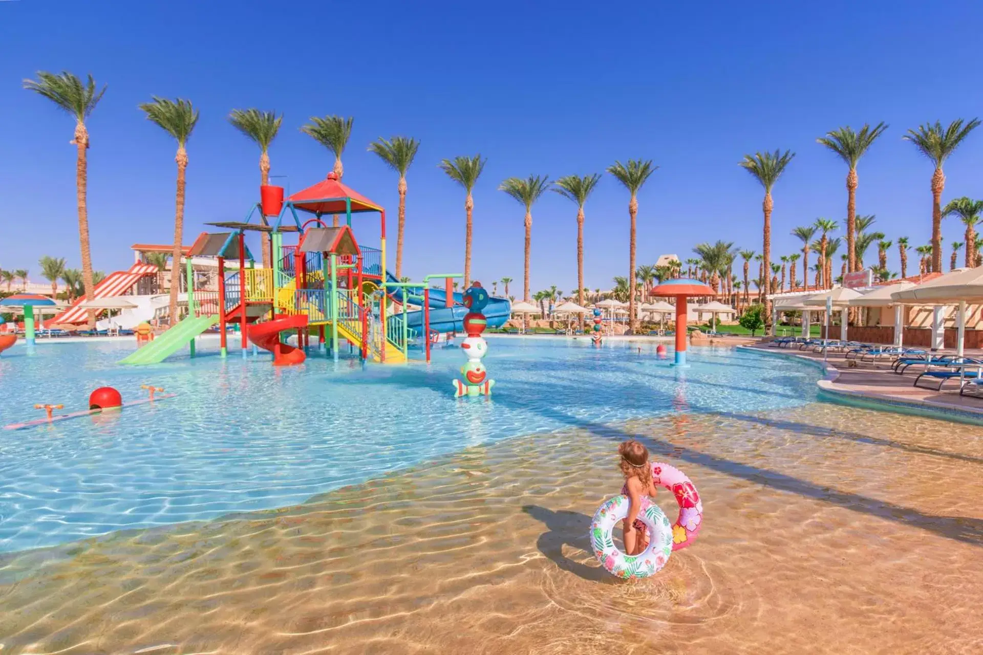 Aqua park, Water Park in Beach Albatros Resort - Hurghada