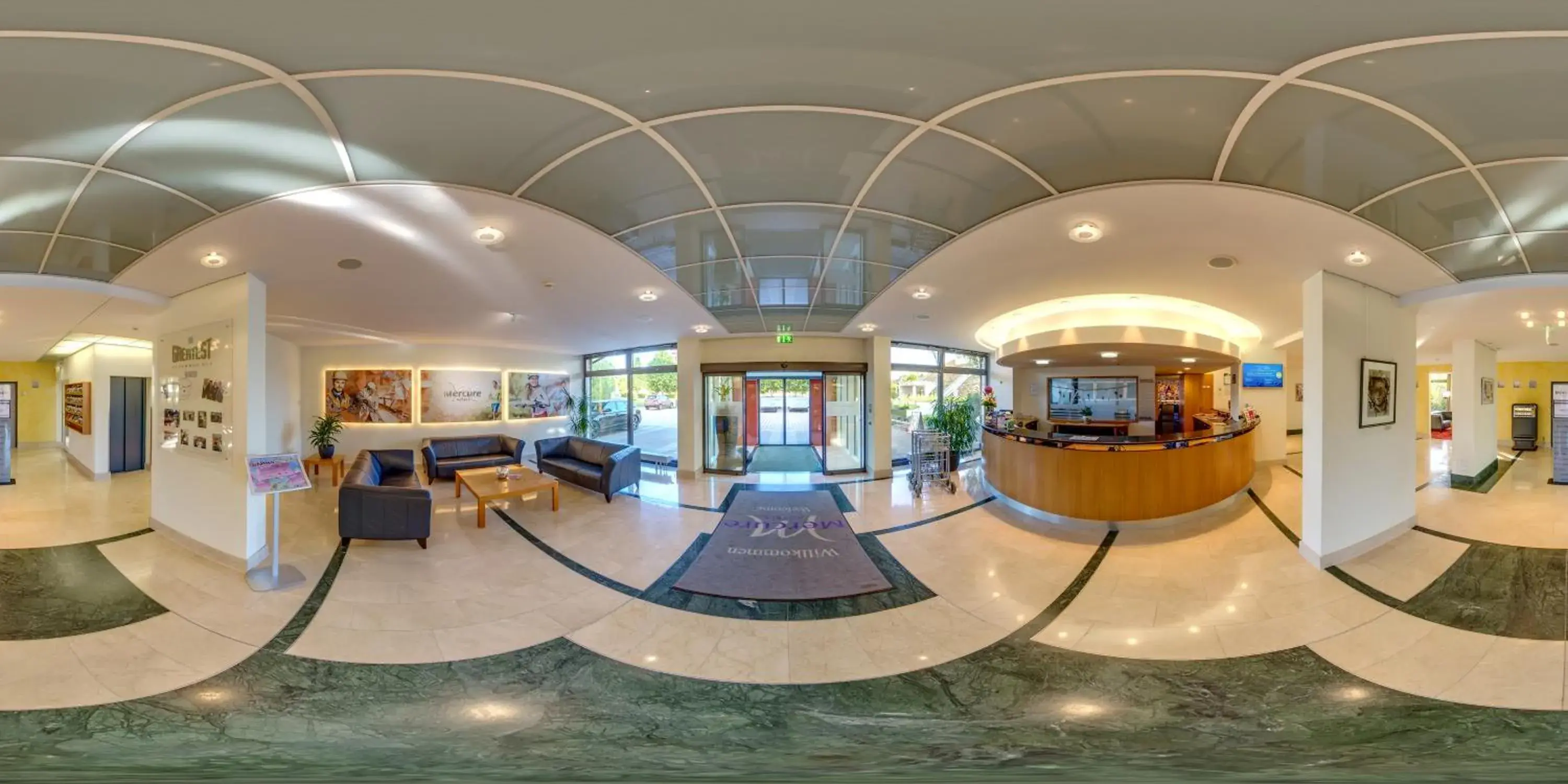 Lobby or reception in Mercure Hotel Riesa Dresden Elbland Lobby or reception in Mercure Hotel Riesa Dresden Elbland