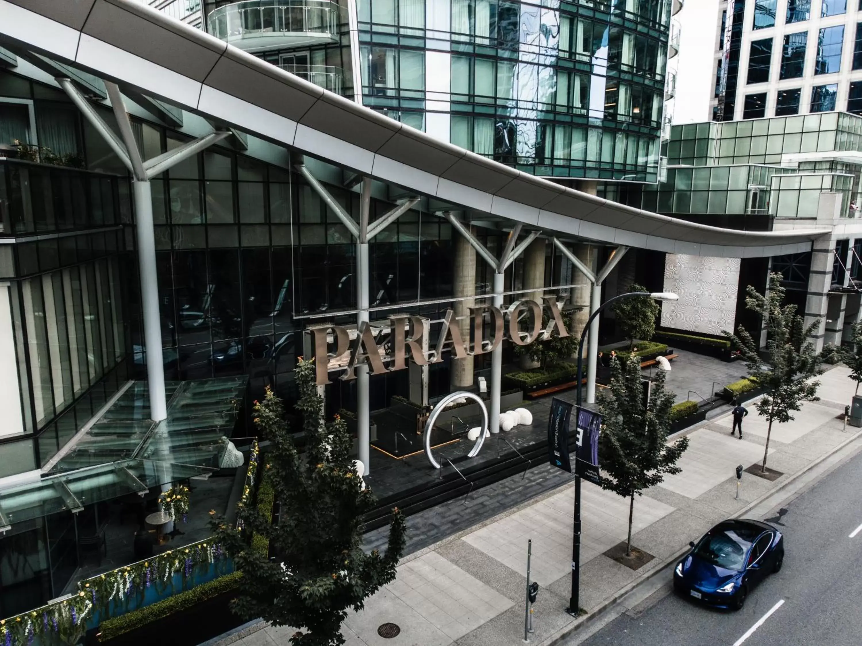 Property building in Paradox Hotel Vancouver