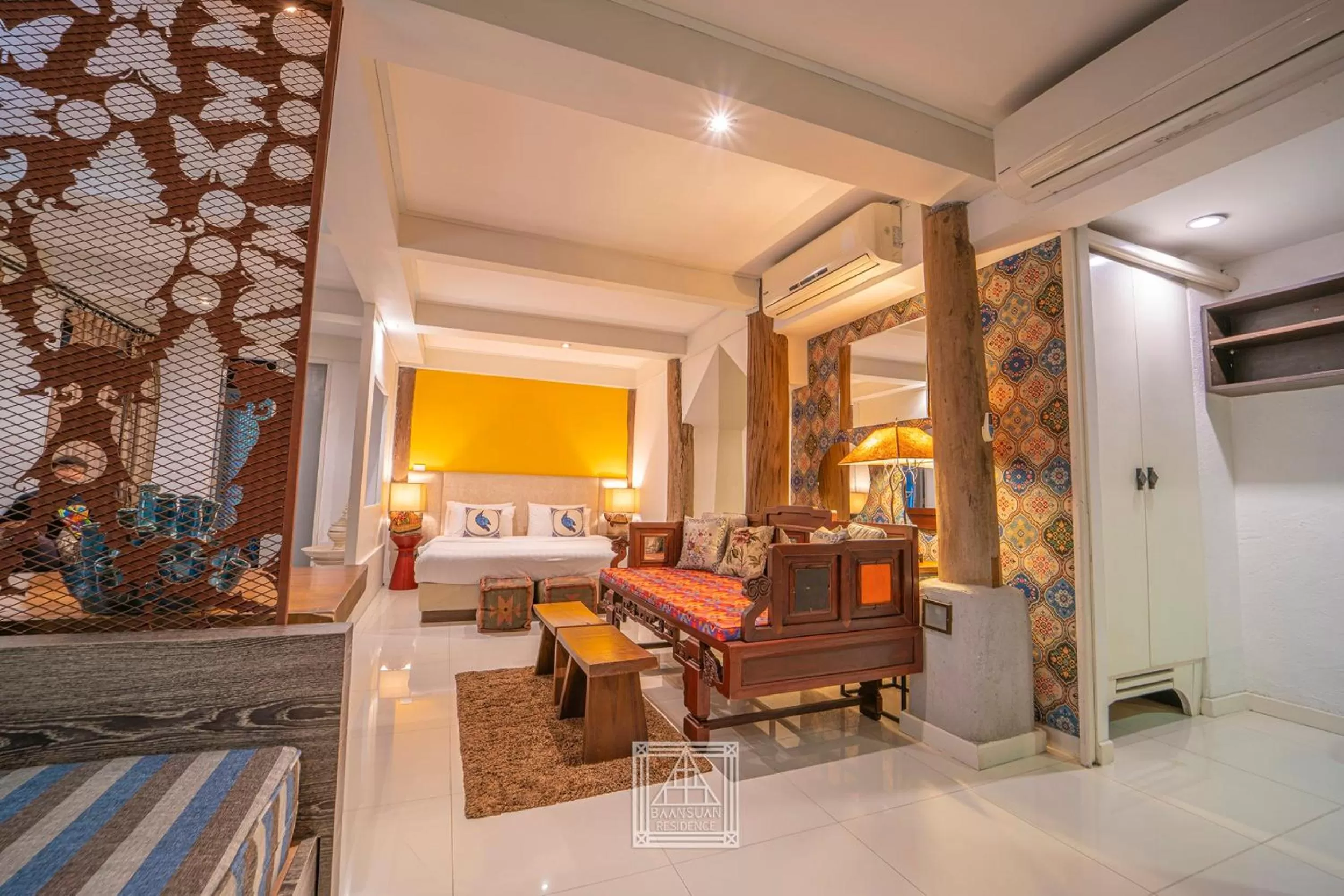 Living room in Baan Suan Residence เฮือนพักบ้านสวน