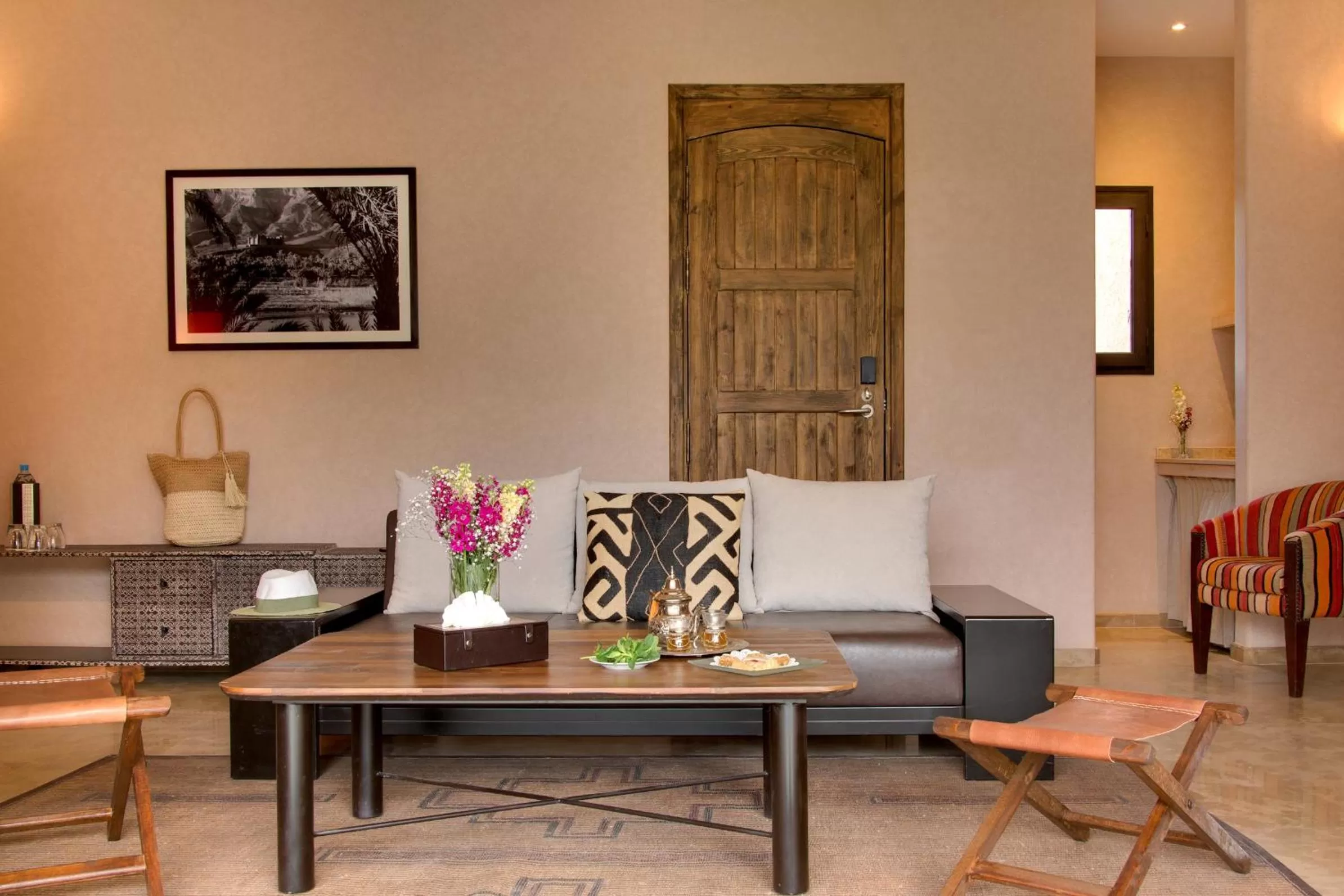 Living room in Oasis lodges