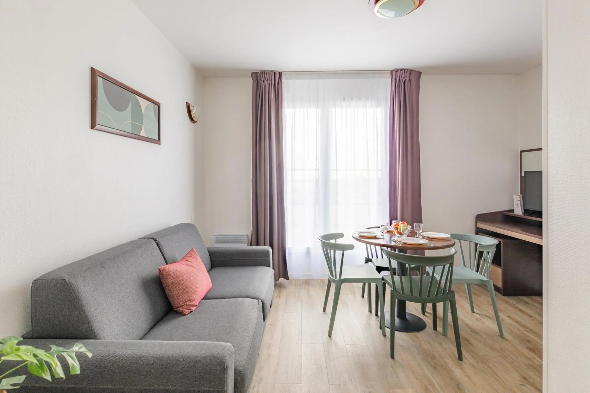 Living room in Appart'City Confort Brest