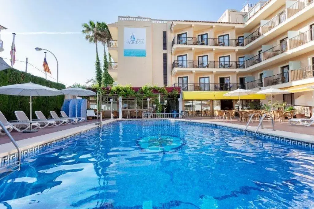 Property building, Swimming Pool in Hotel Amoros
