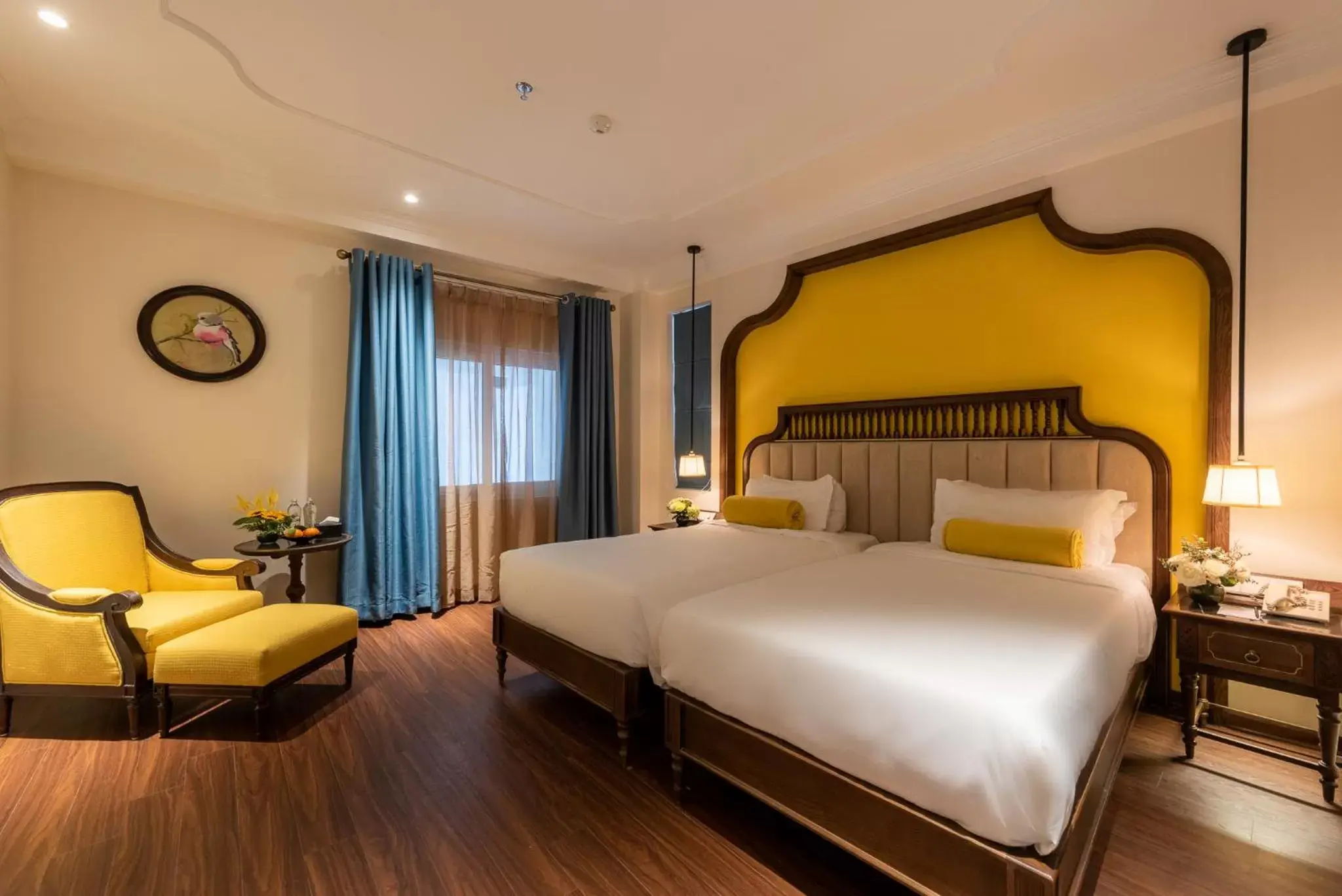 Photo of the whole room, Bed in Hanoi Tirant Hotel