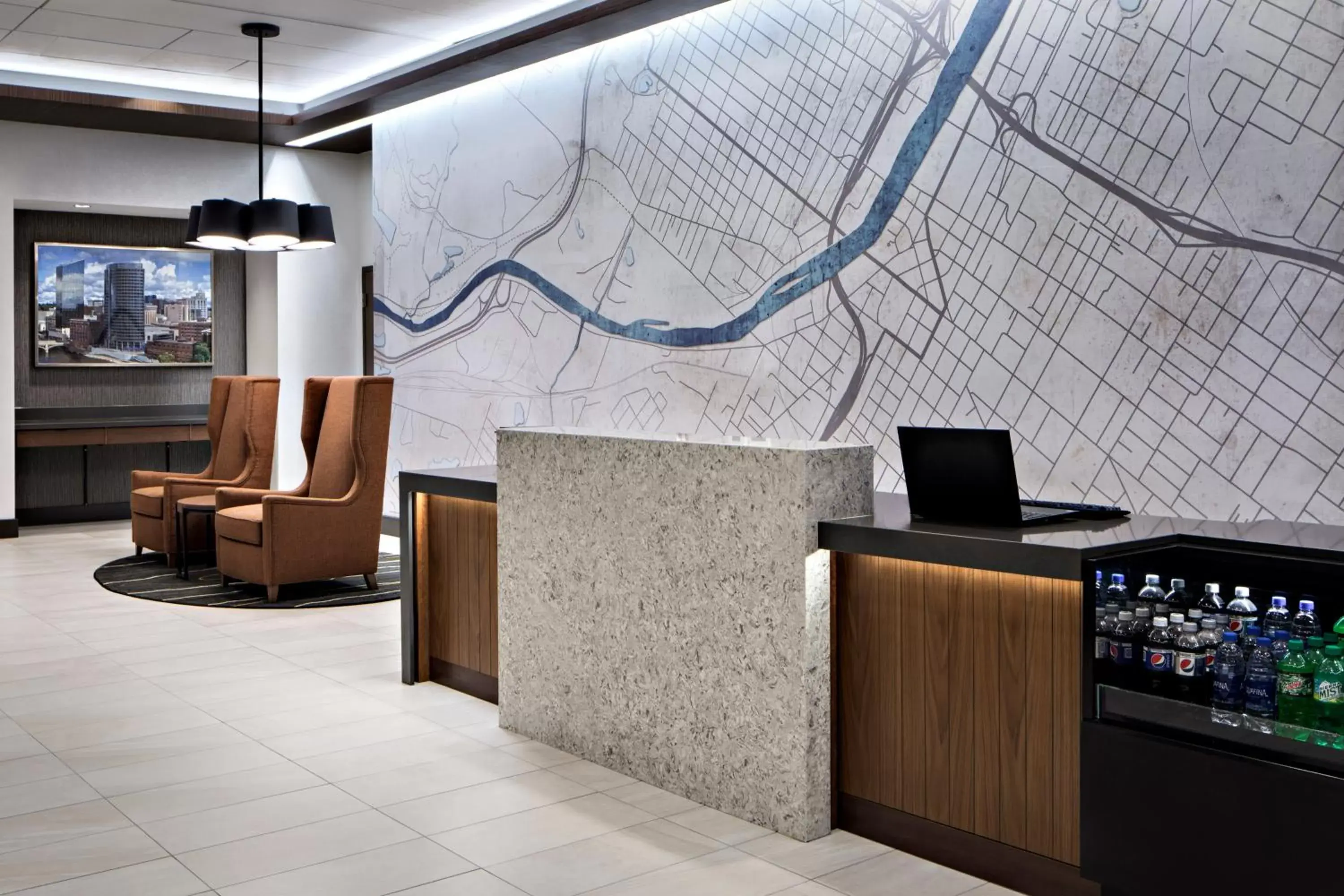 Lobby or reception in Hyatt Place Grand Rapids Downtown