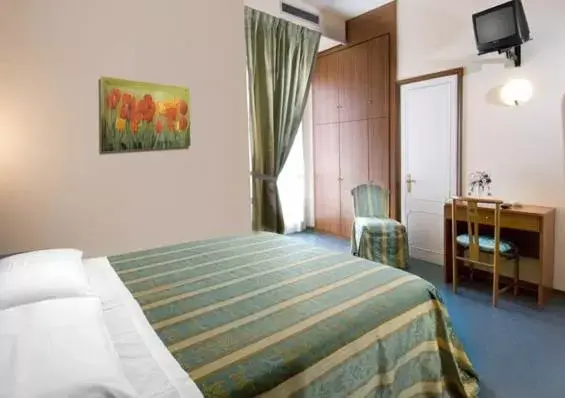 Bedroom, Bed in Hotel Acerboli