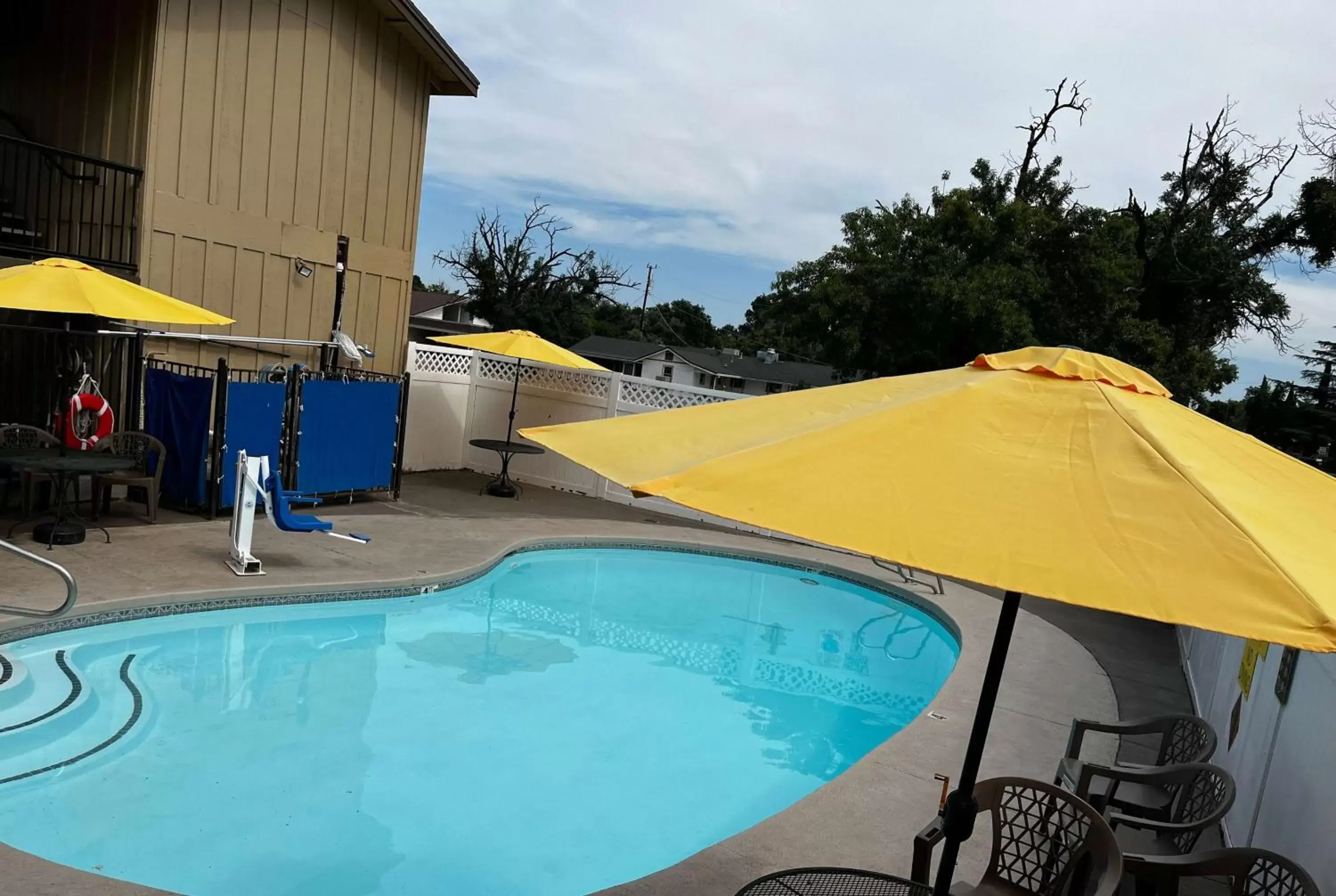 Pool view in Super 8 by Wyndham Red Bluff Pool view in Super 8 by Wyndham Red Bluff