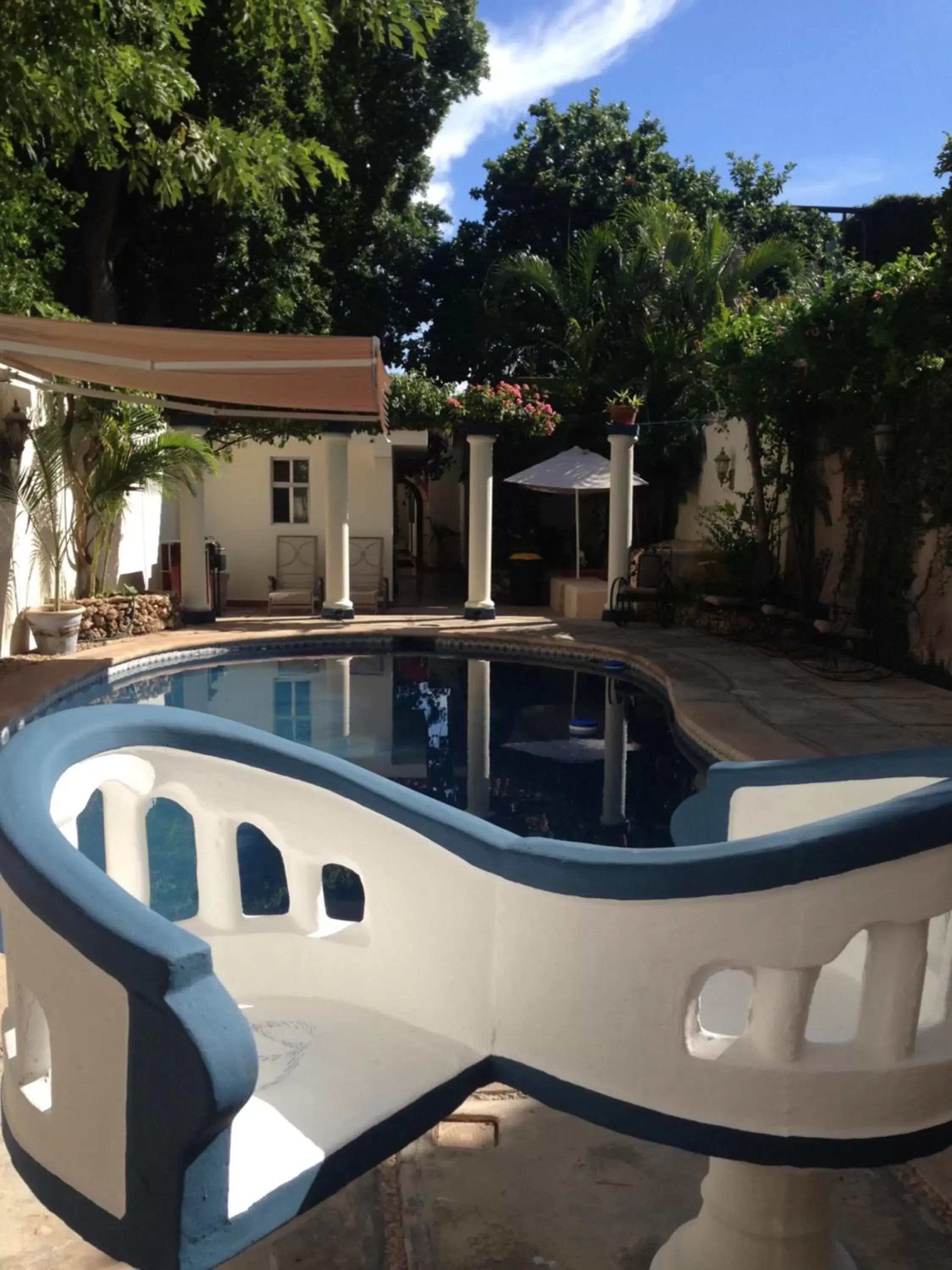 Decorative detail, Swimming Pool in Hotel Zamna Boutique