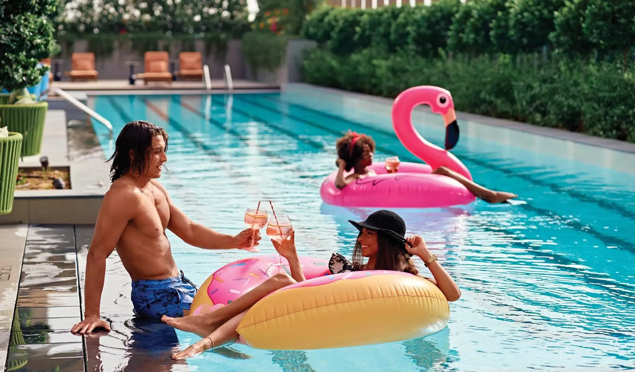 Swimming pool in Revier Hotel - Dubai