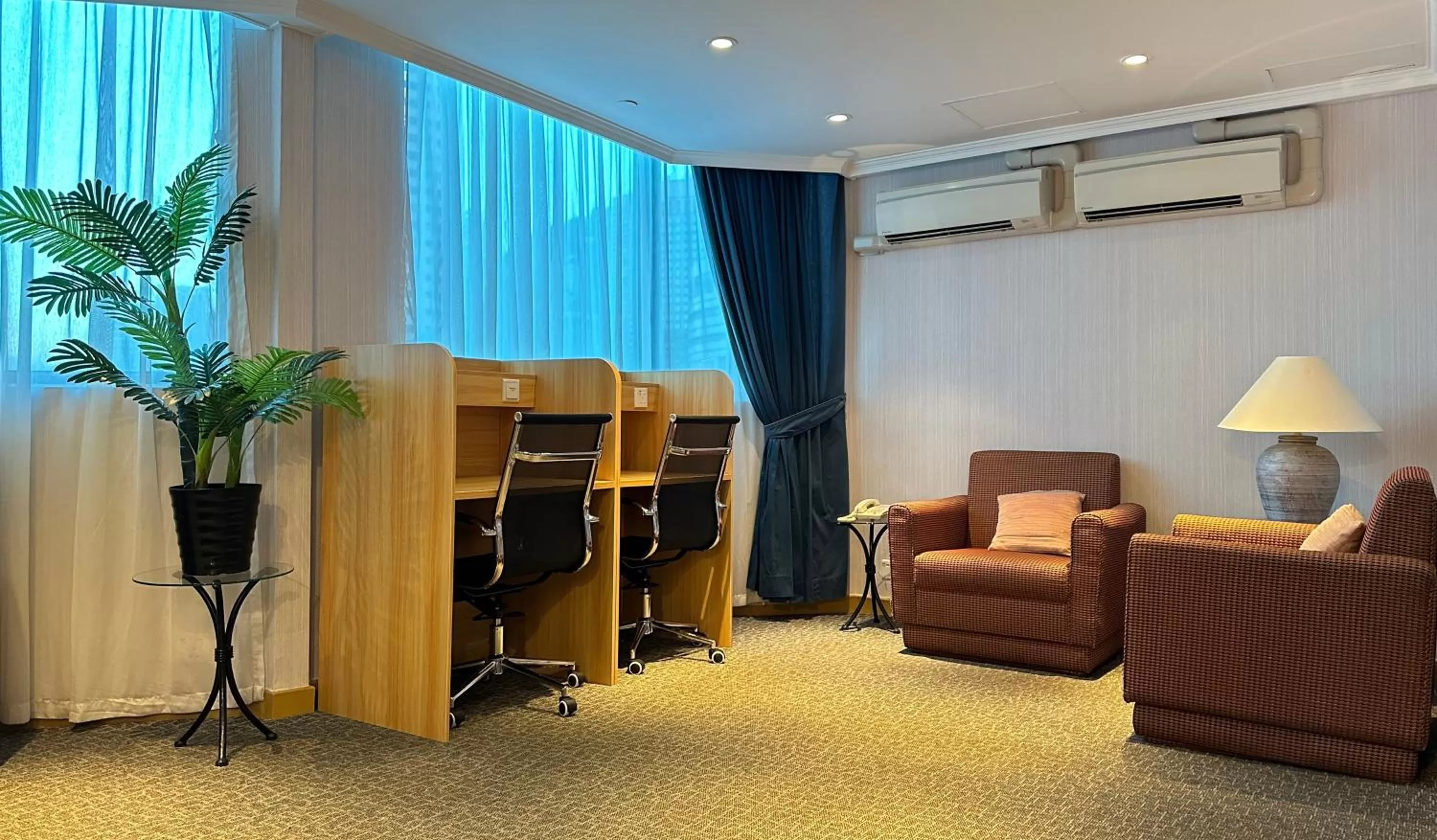 Seating area in Bishop Lei International House