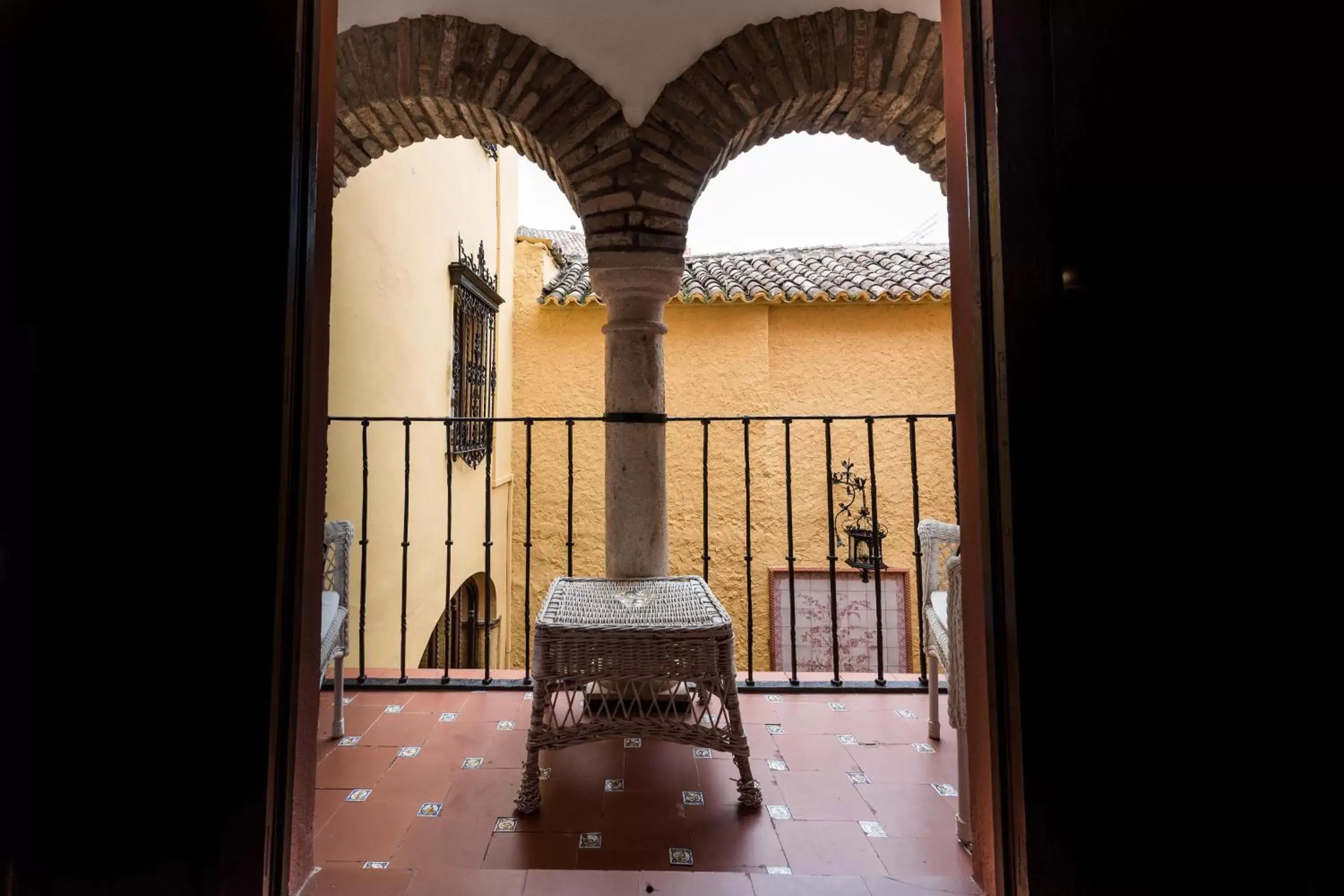 Balcony/Terrace in Hotel Soho Boutique Palacio San Gabriel