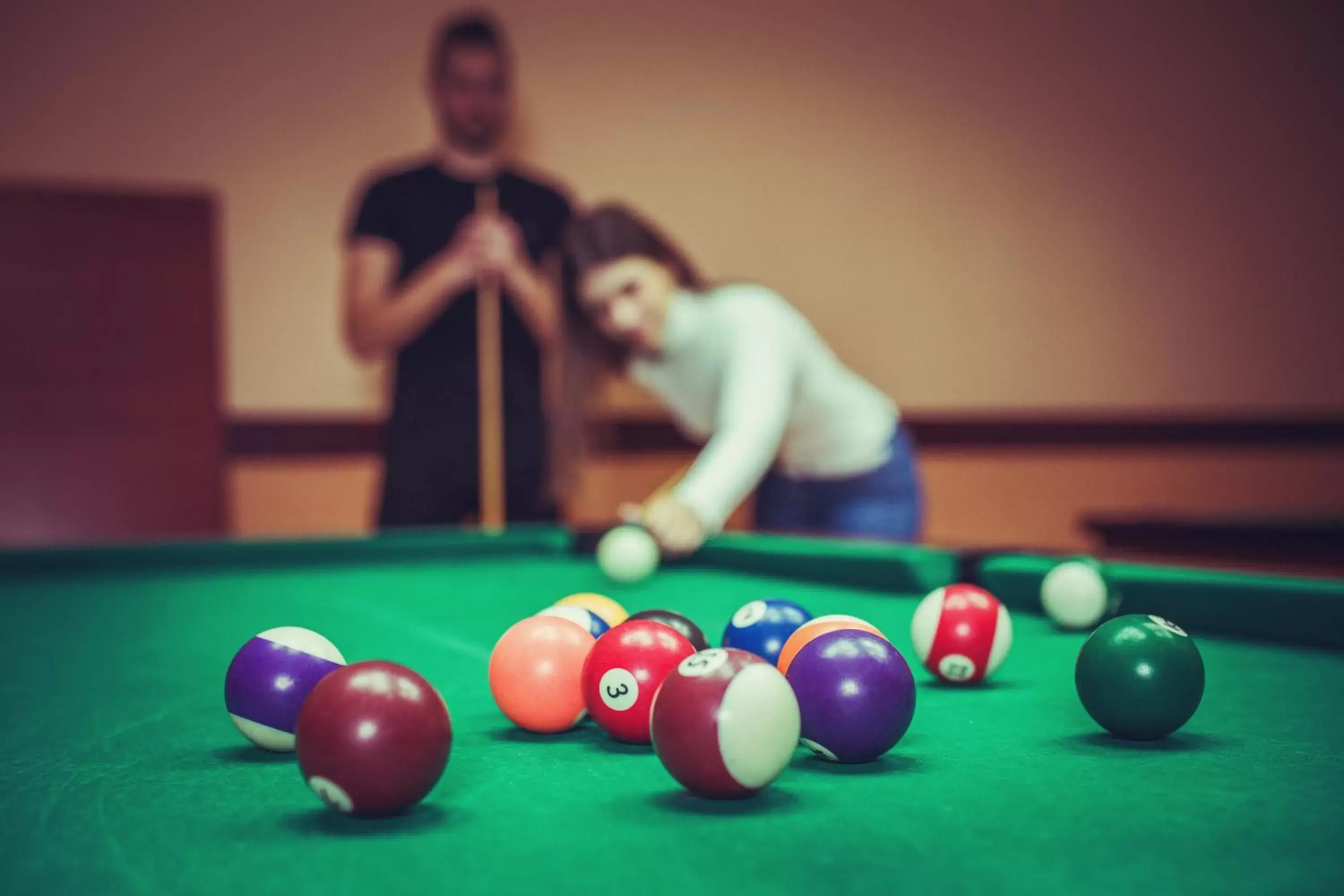 Billiards in Hotel Viktória