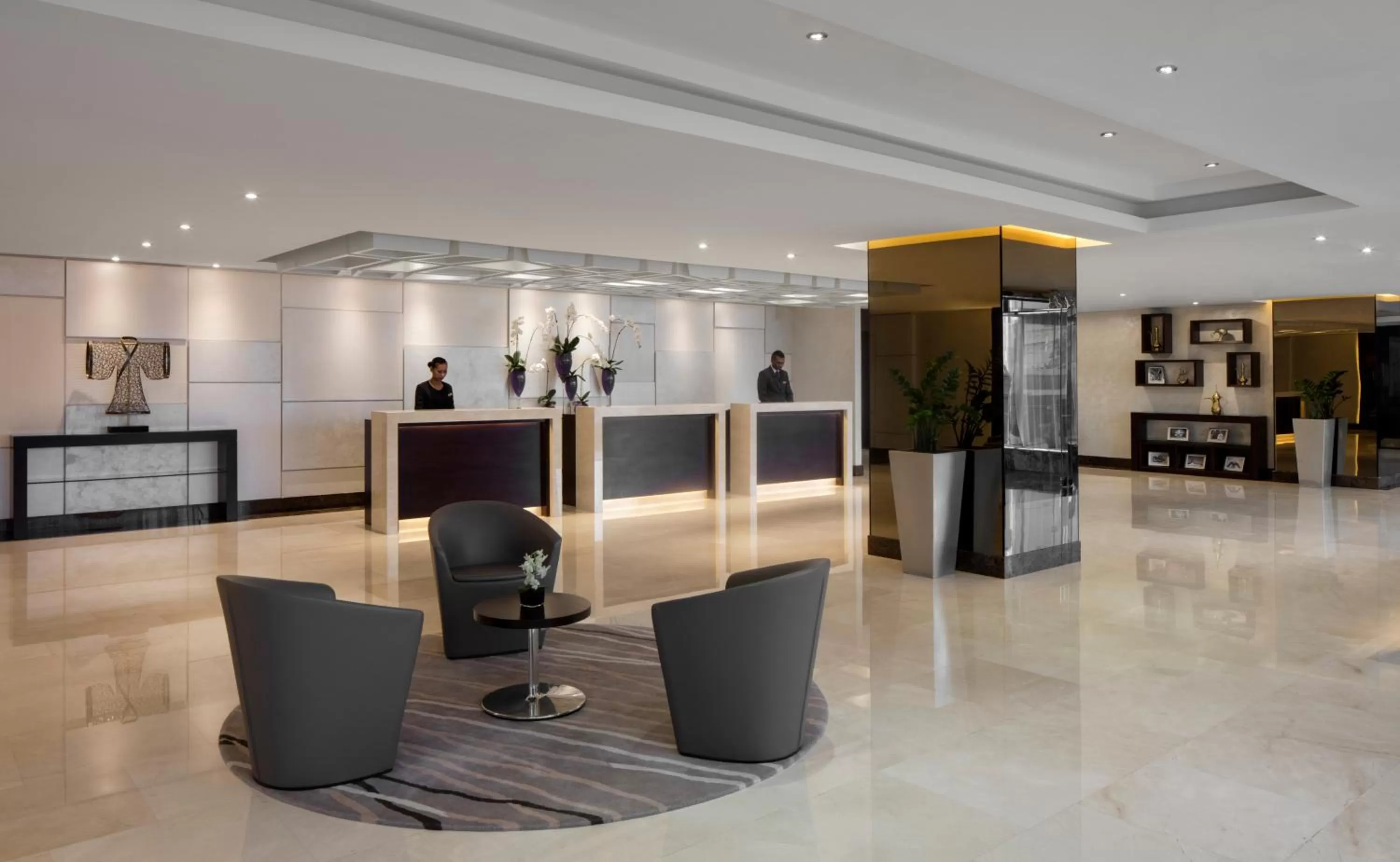 Lobby or reception in Jumeira Rotana – Dubai