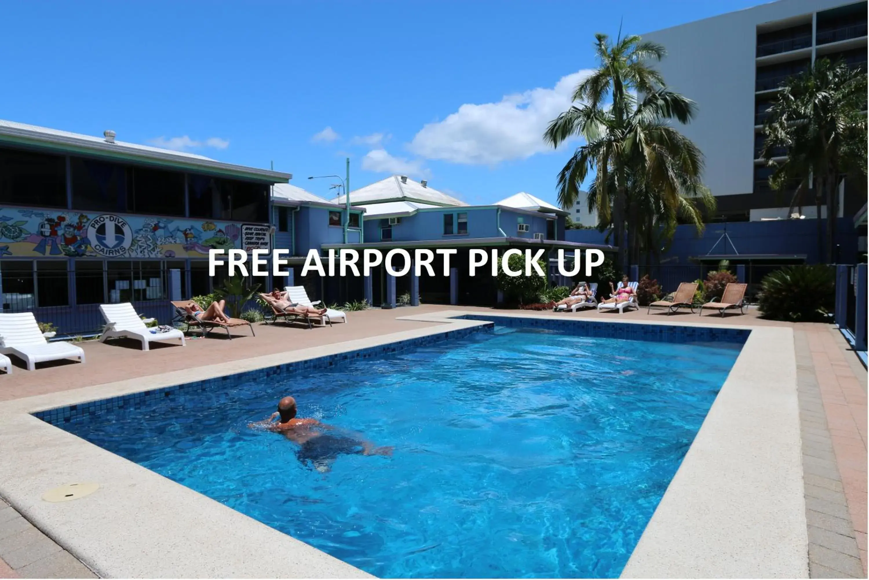 Swimming Pool in Caravella Backpackers